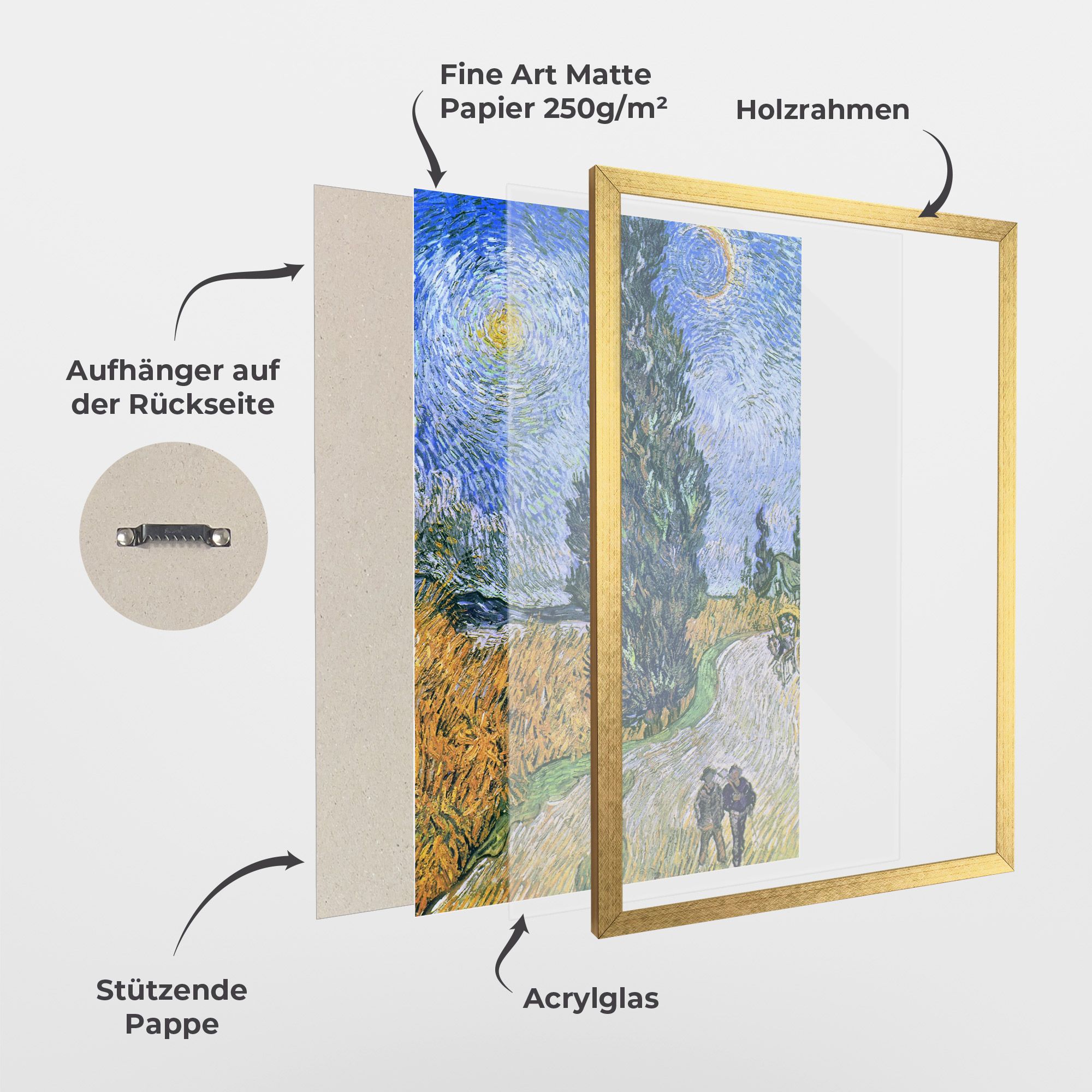 Road With Cypress mockup 1