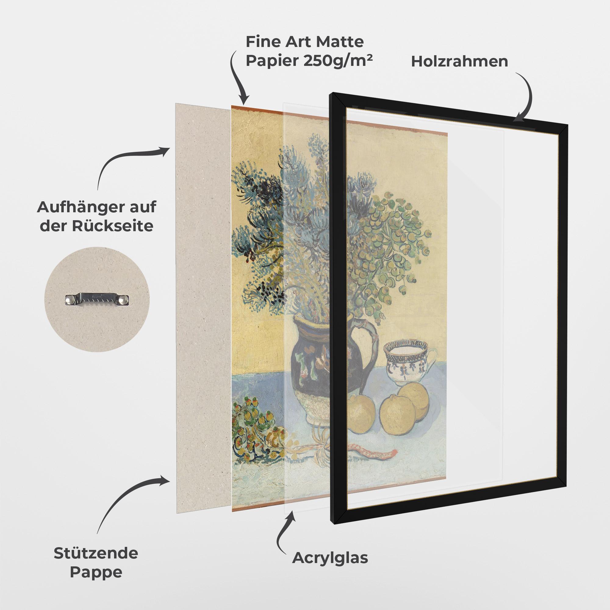 Gerahmte Poster Nature Morte mockup 1