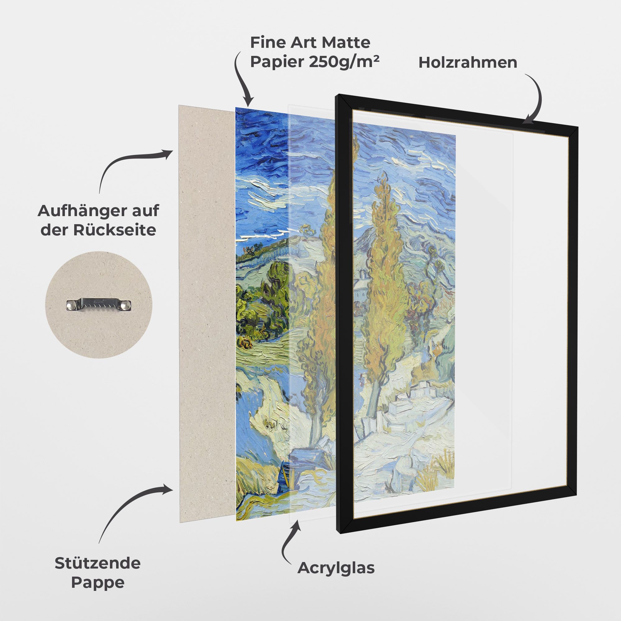 Poplars At Saint Remy mockup 1