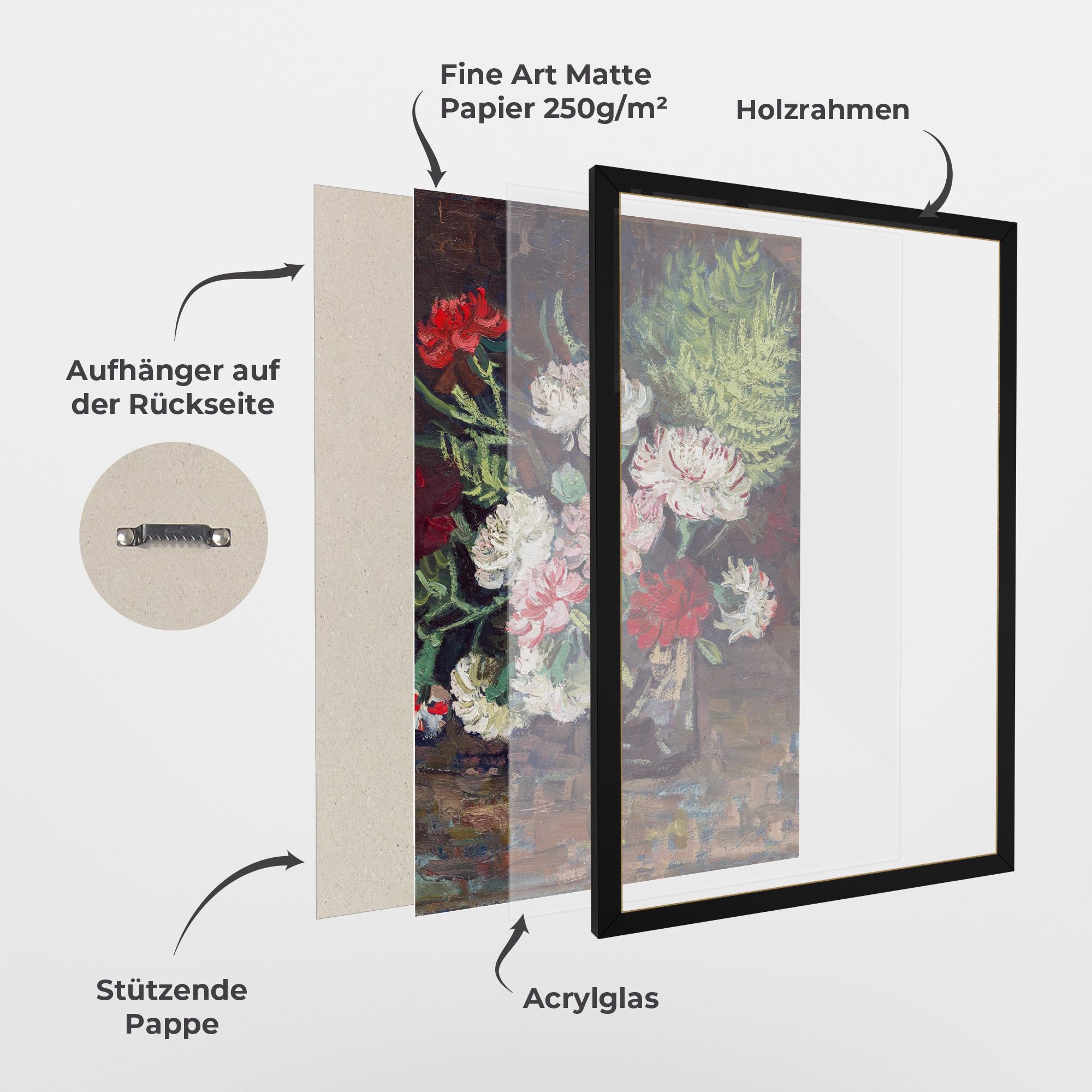 Vase With Carnations mockup 1