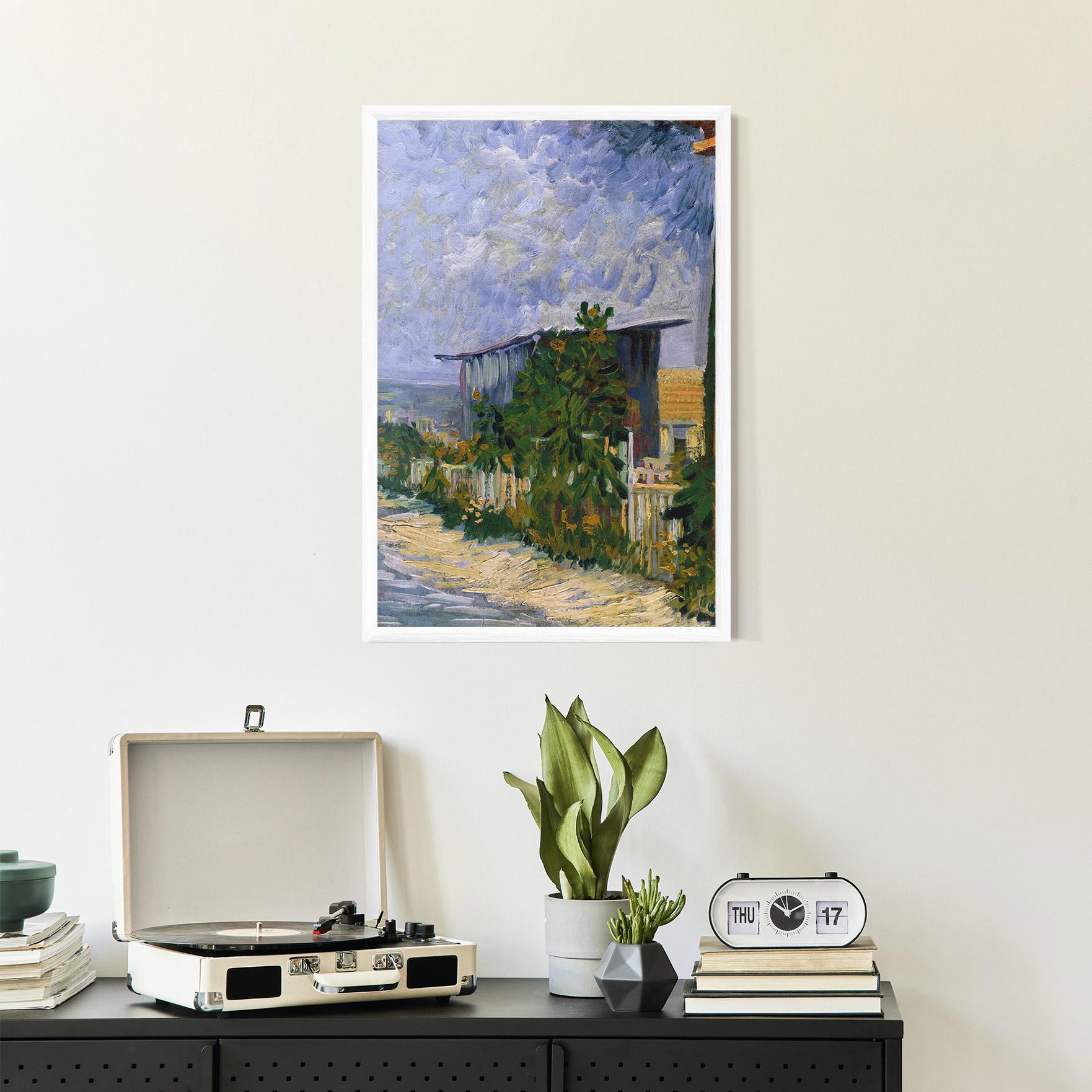 Gerahmte Poster Shelter On Montmartre mockup 2