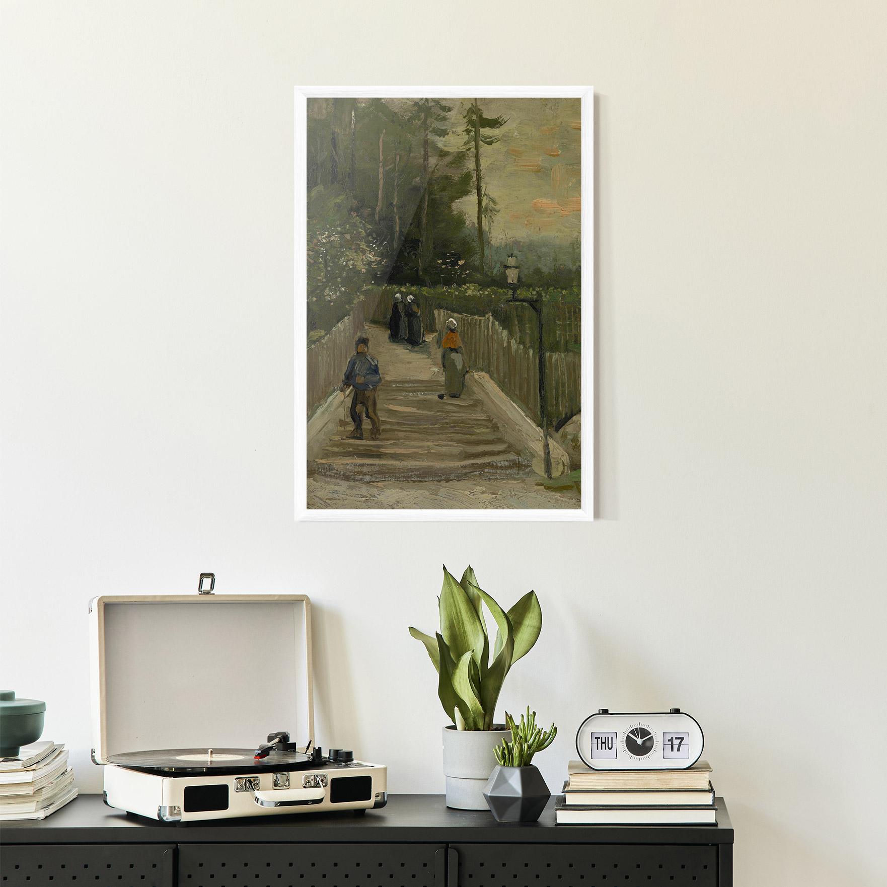 Gerahmte Poster Weg Te Montmartre mockup 2