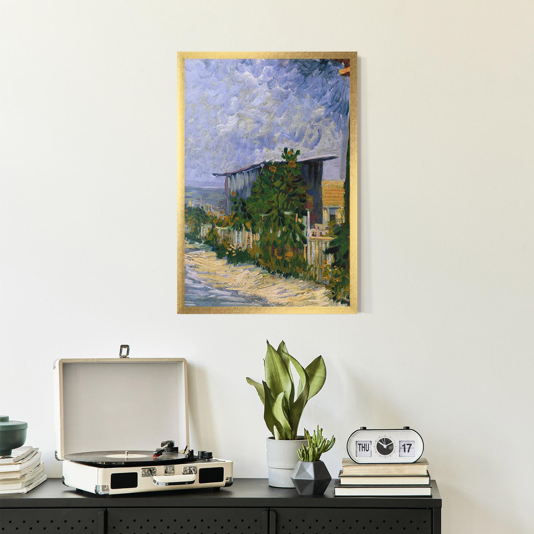 Gerahmte Poster Shelter On Montmartre mockup 2