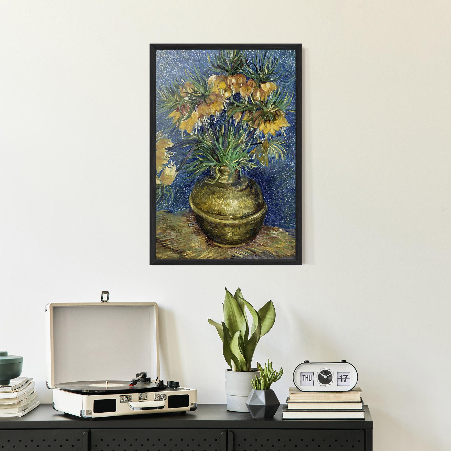 Gerahmte Poster Imperial Fritillaries Art mockup 2