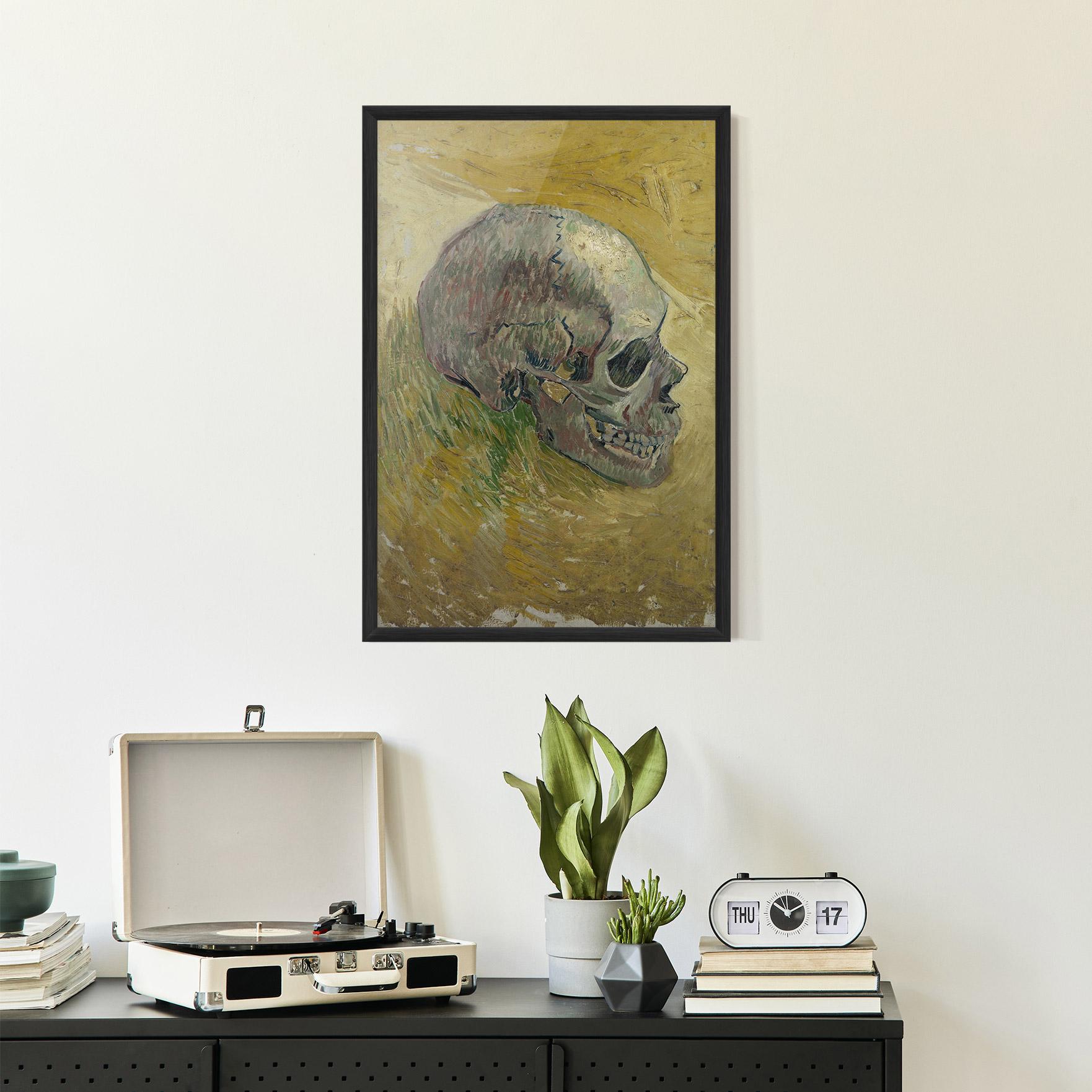 Gerahmte Poster Schedel mockup 2