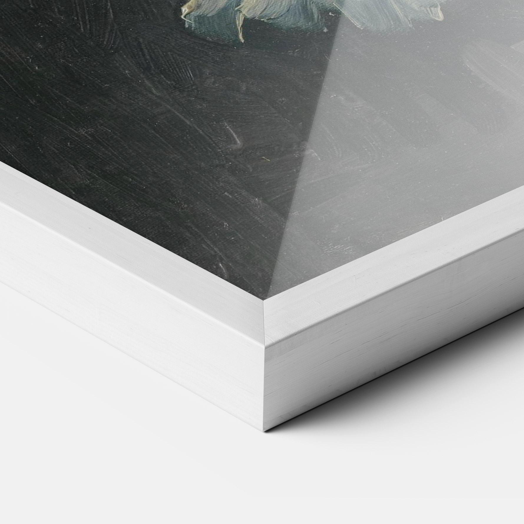 Gerahmte Poster Portret Oude Vrouw mockup 3