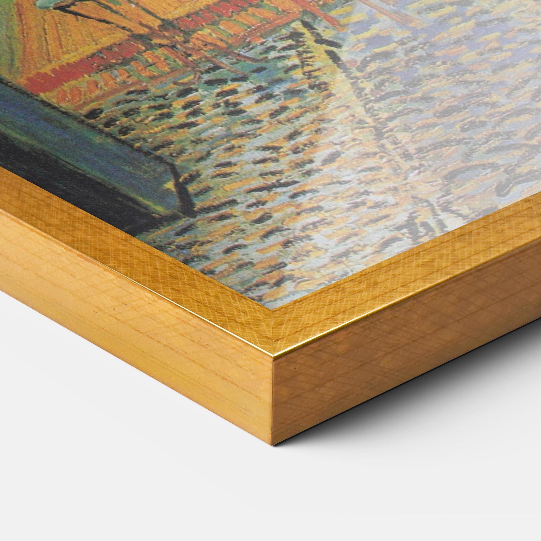 Gerahmte Poster Cafe Terrace At Night mockup 3