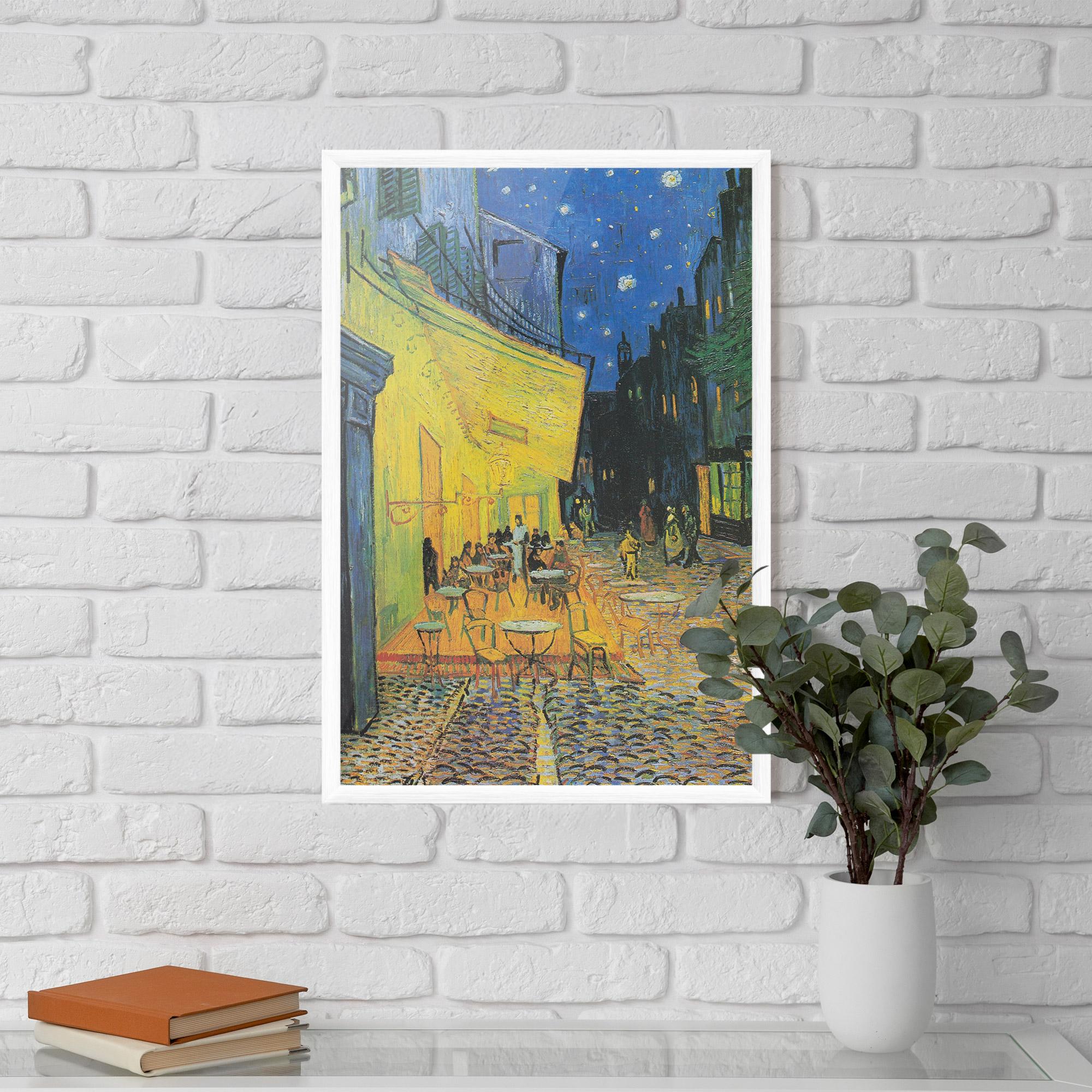 Gerahmte Poster Cafe Terrace At Night mockup 5