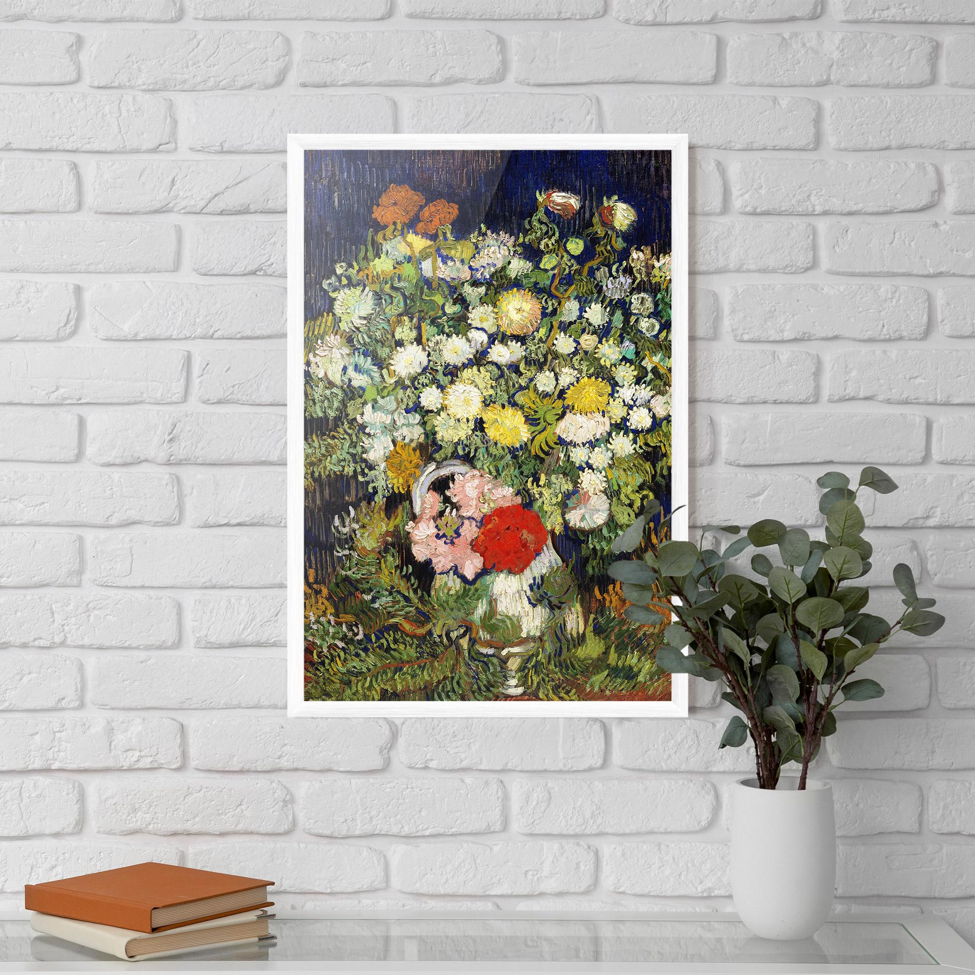 Gerahmte Poster Flowers Van Gogh mockup 5