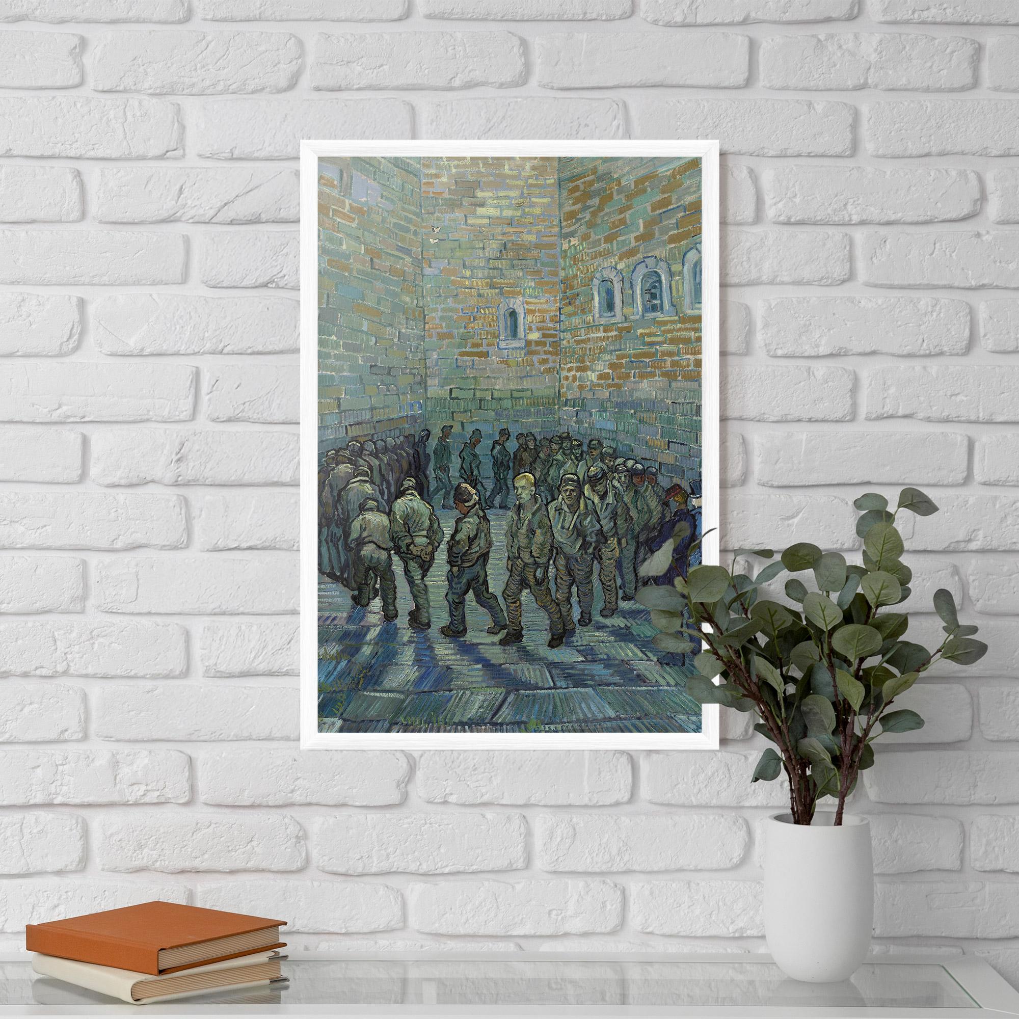 Gerahmte Poster Prisoners Exercising mockup 5