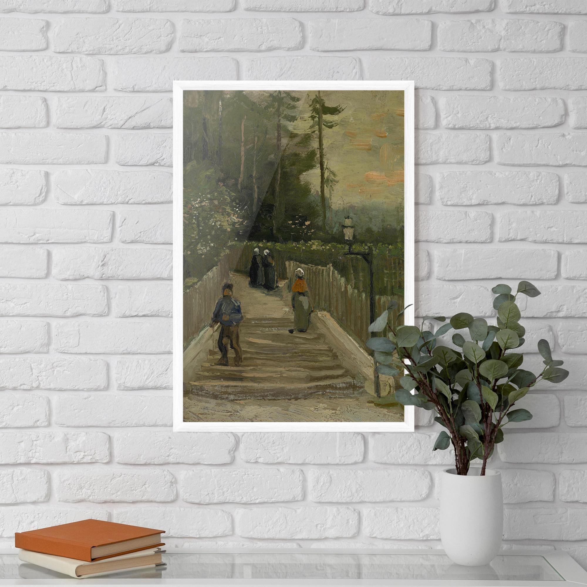 Gerahmte Poster Weg Te Montmartre mockup 5