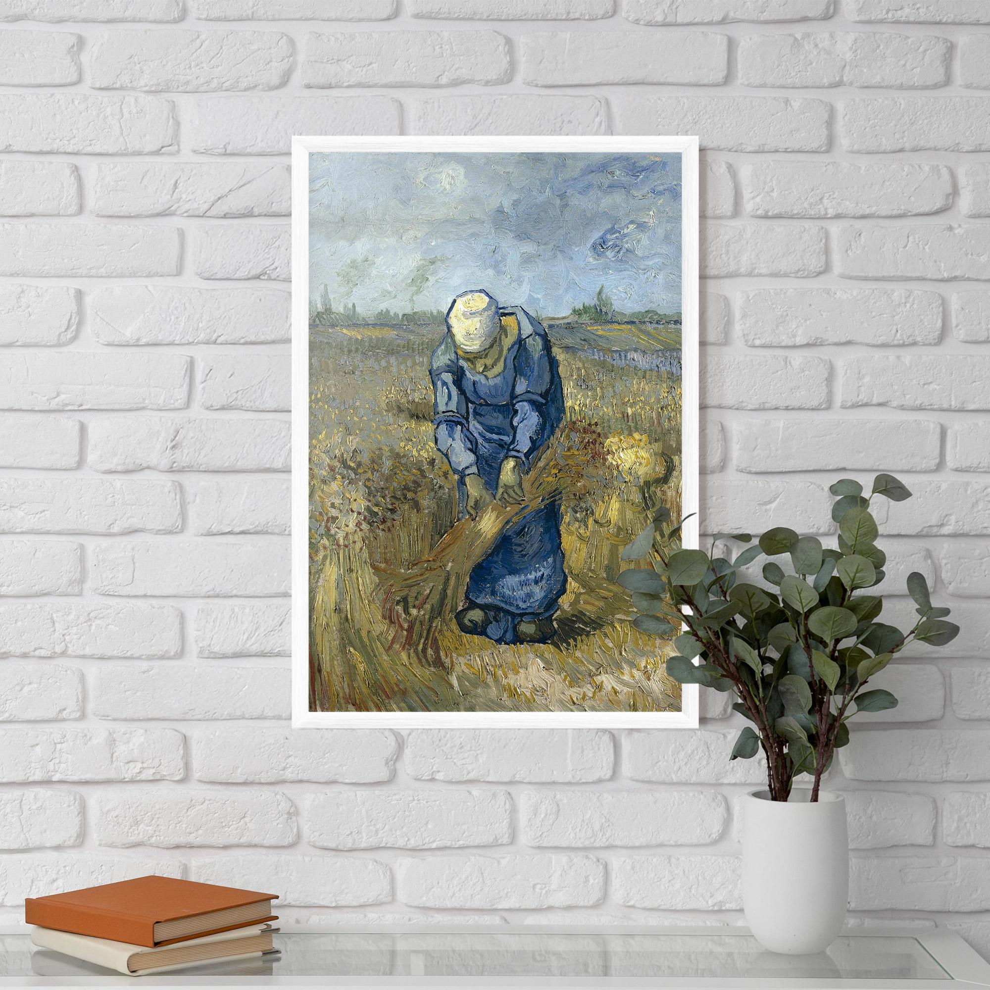 Gerahmte Poster Woman Sheaves mockup 5