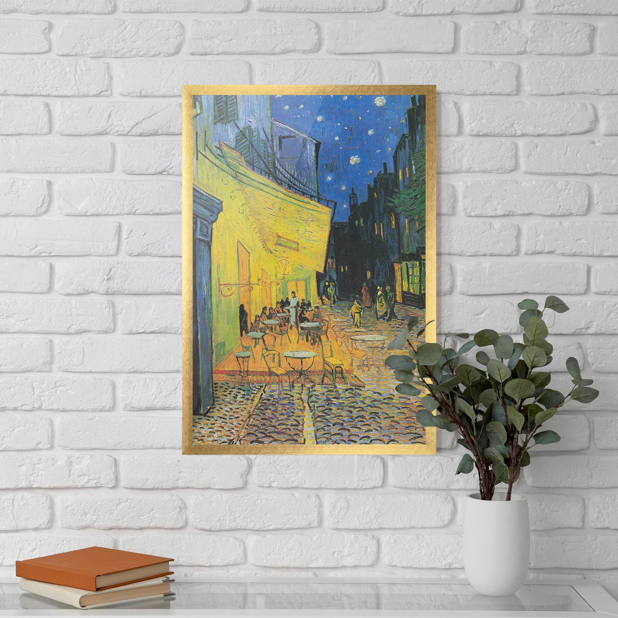 Gerahmte Poster Cafe Terrace At Night mockup 5