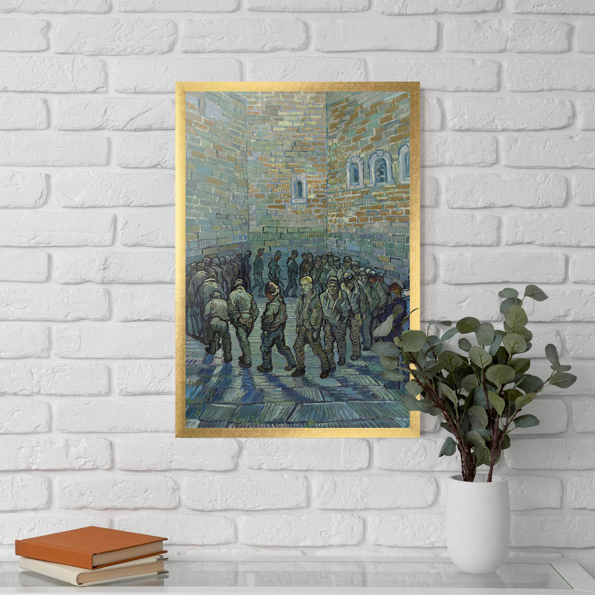 Gerahmte Poster Prisoners Exercising mockup 5