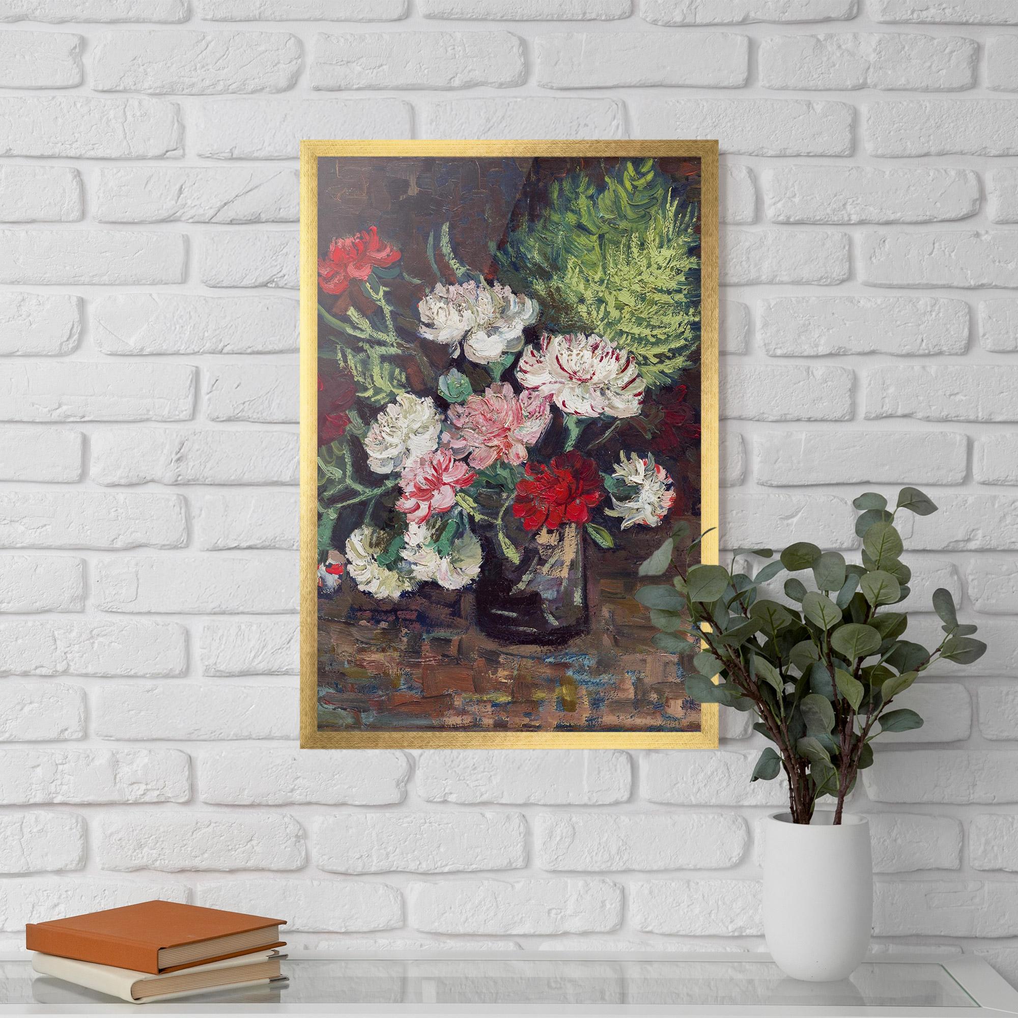 Gerahmte Poster Vase With Carnations mockup 5
