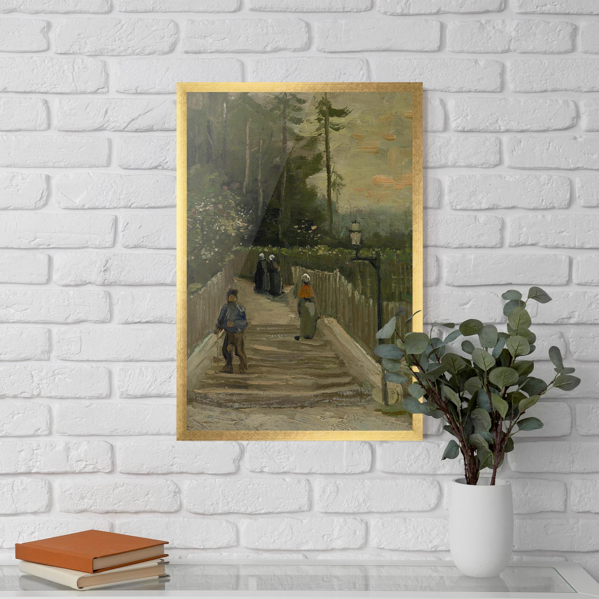 Gerahmte Poster Weg Te Montmartre mockup 5