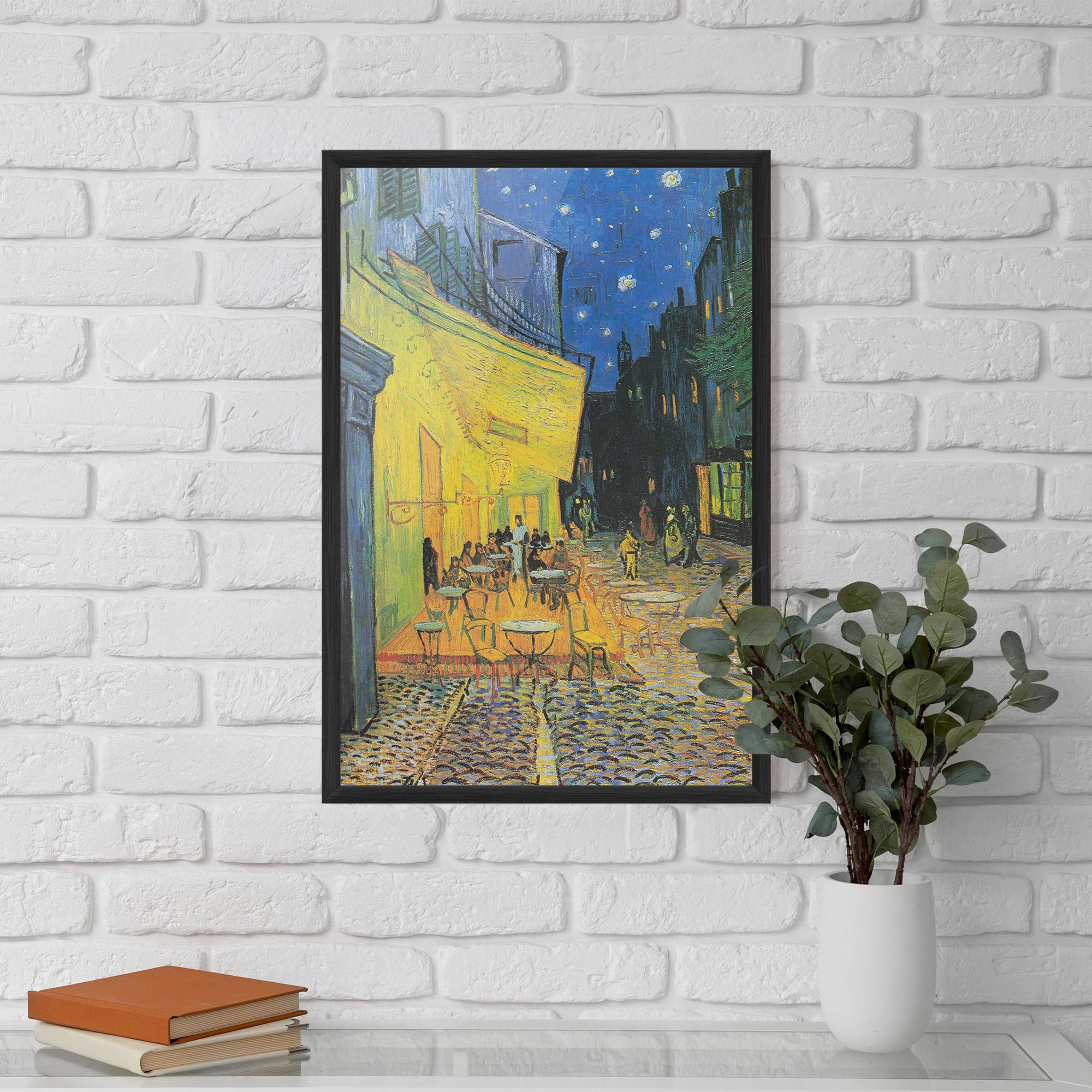 Gerahmte Poster Cafe Terrace At Night mockup 5