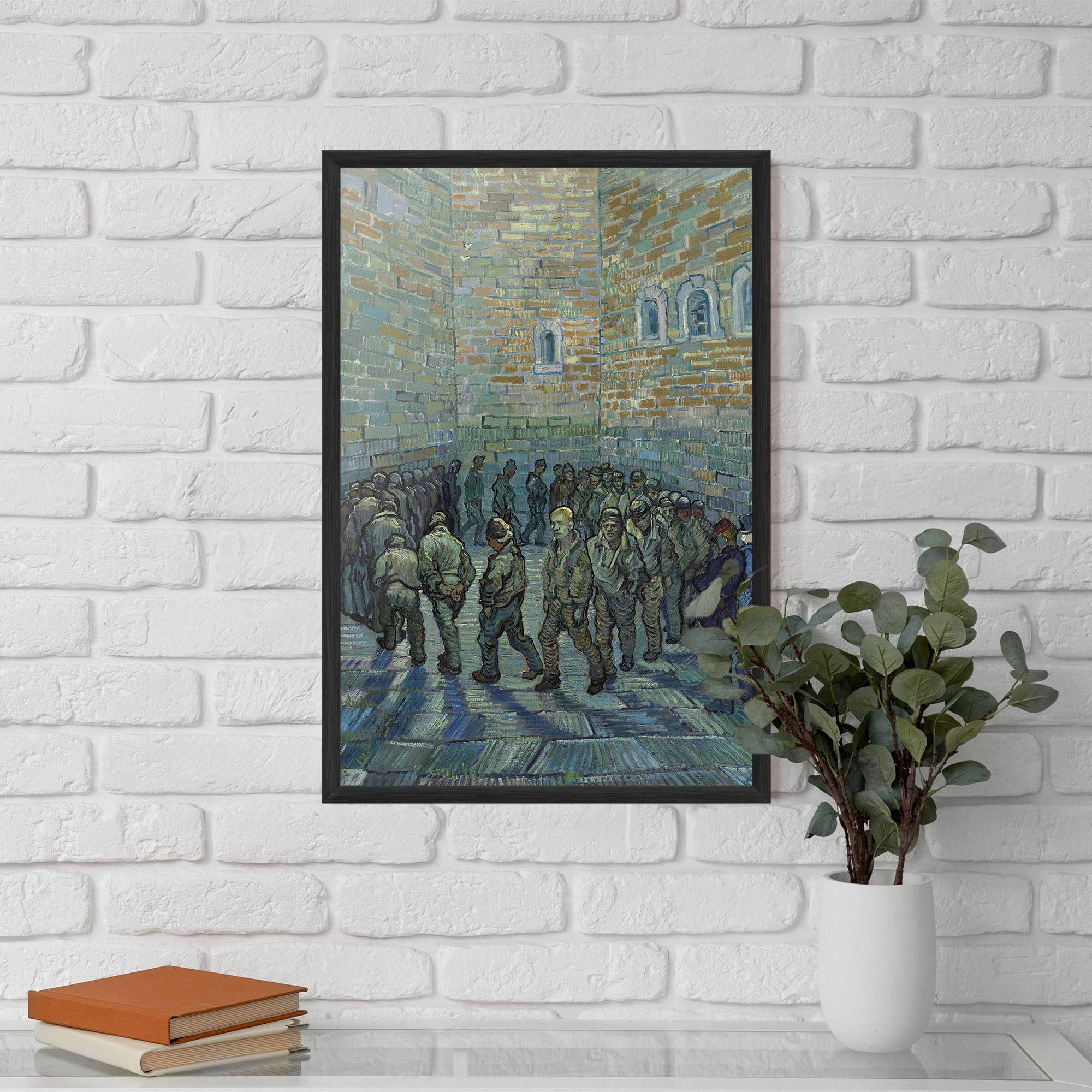 Gerahmte Poster Prisoners Exercising mockup 5