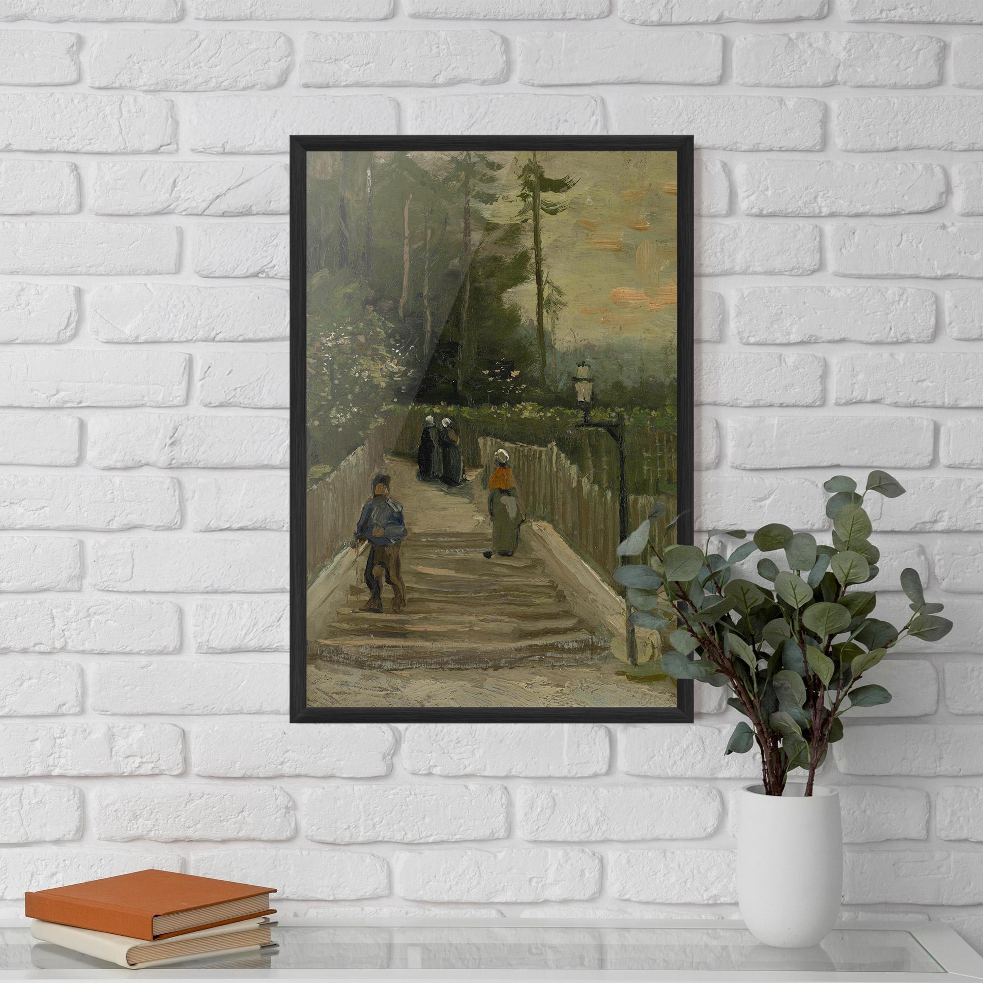 Gerahmte Poster Weg Te Montmartre mockup 5