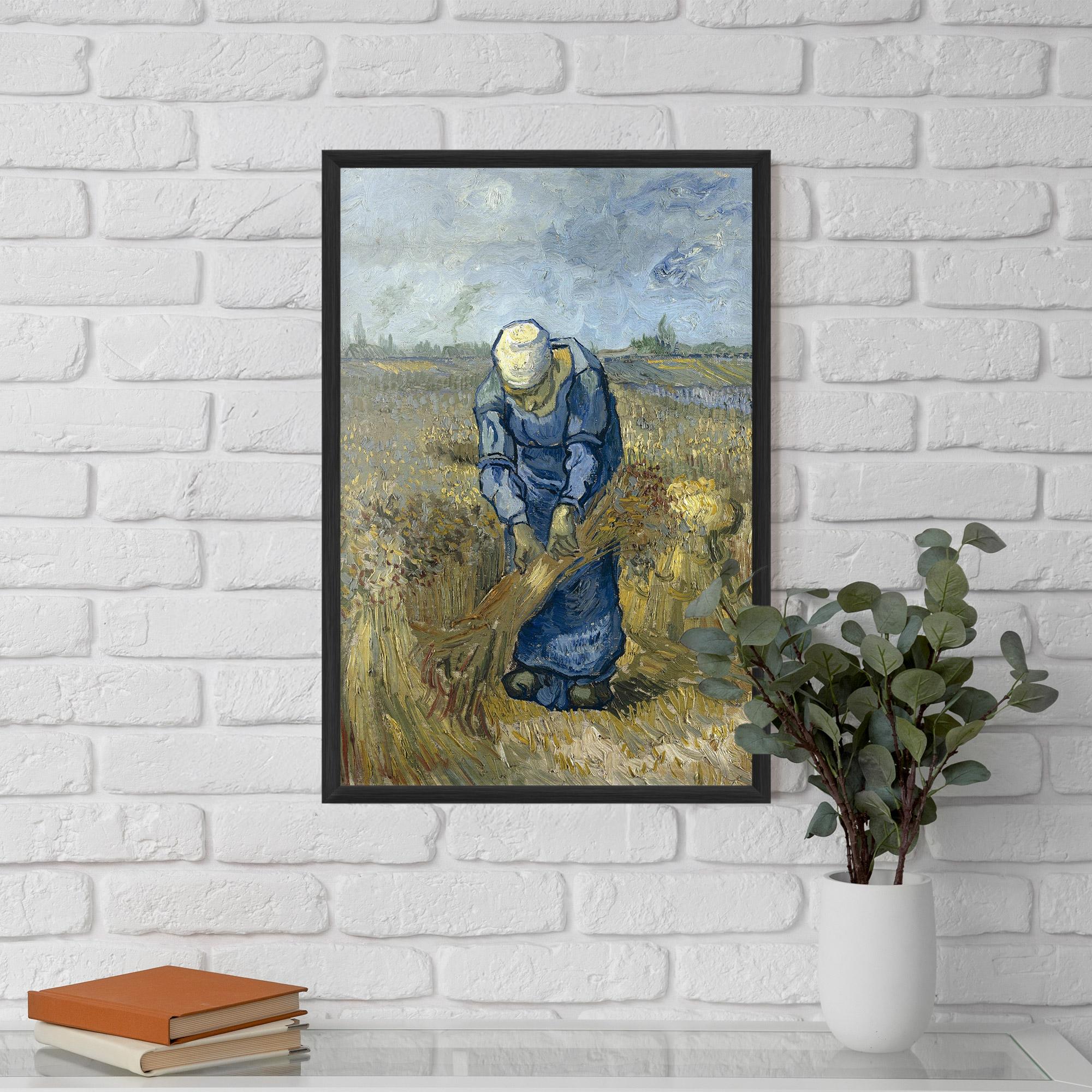 Gerahmte Poster Woman Sheaves mockup 5