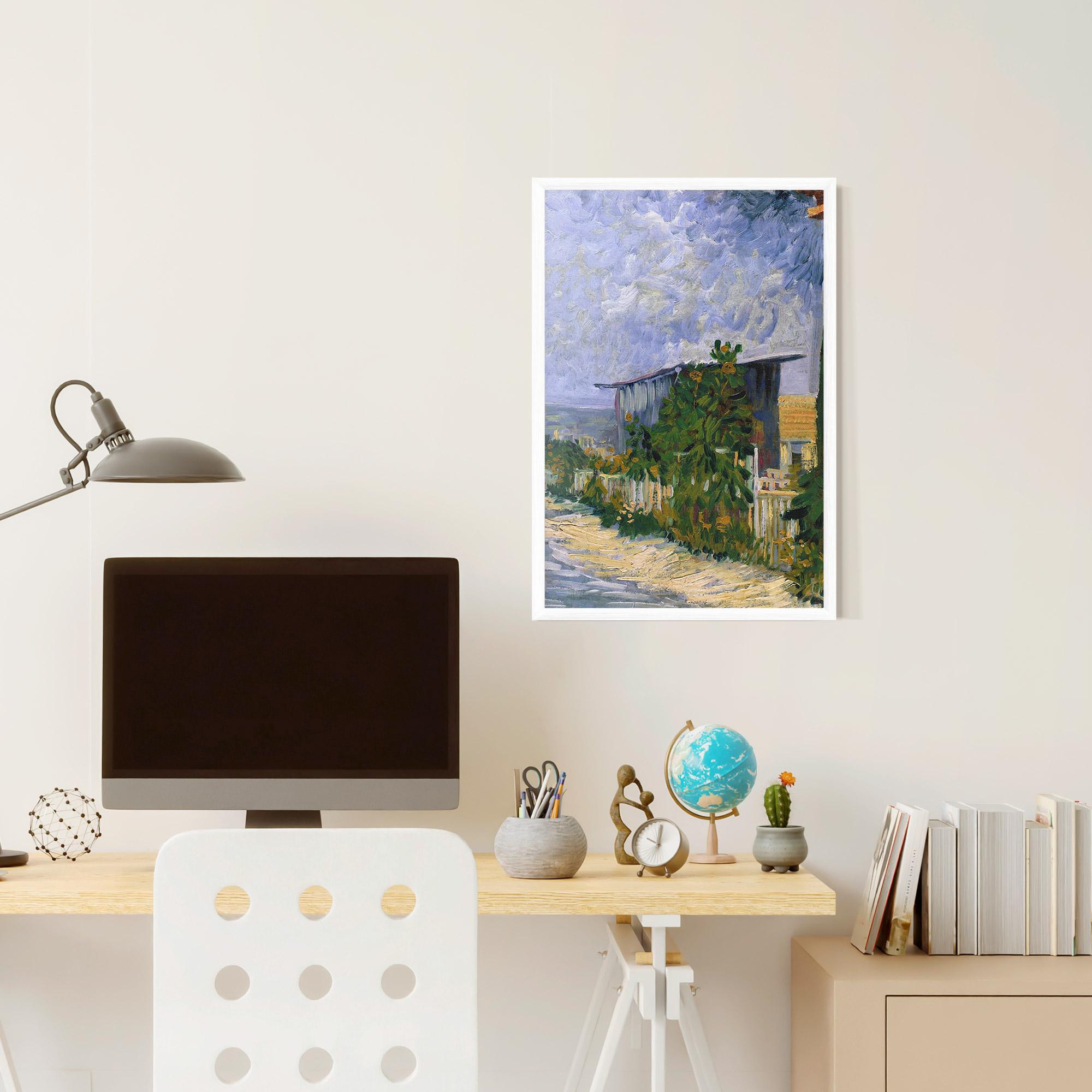 Gerahmte Poster Shelter On Montmartre mockup 6