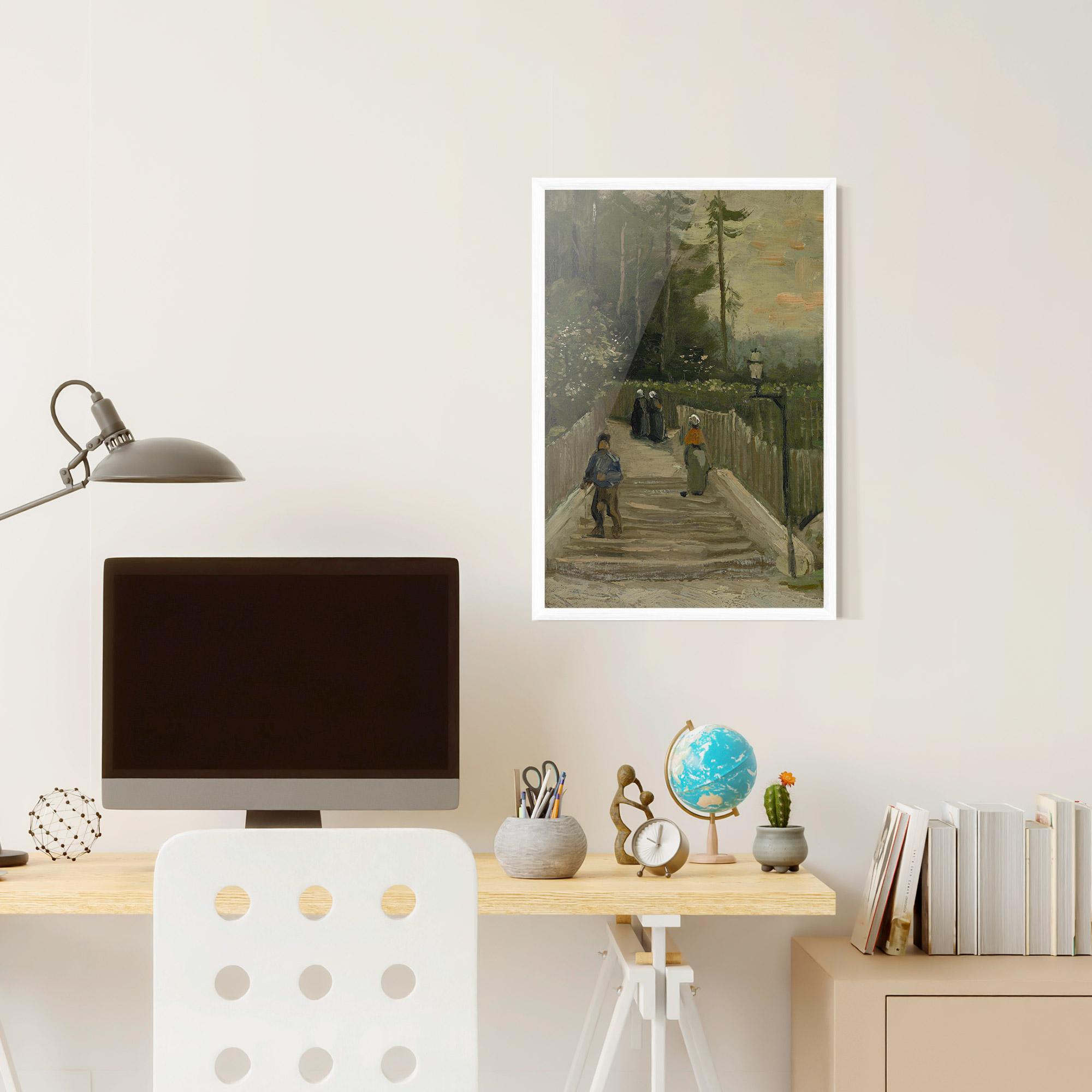 Gerahmte Poster Weg Te Montmartre mockup 6