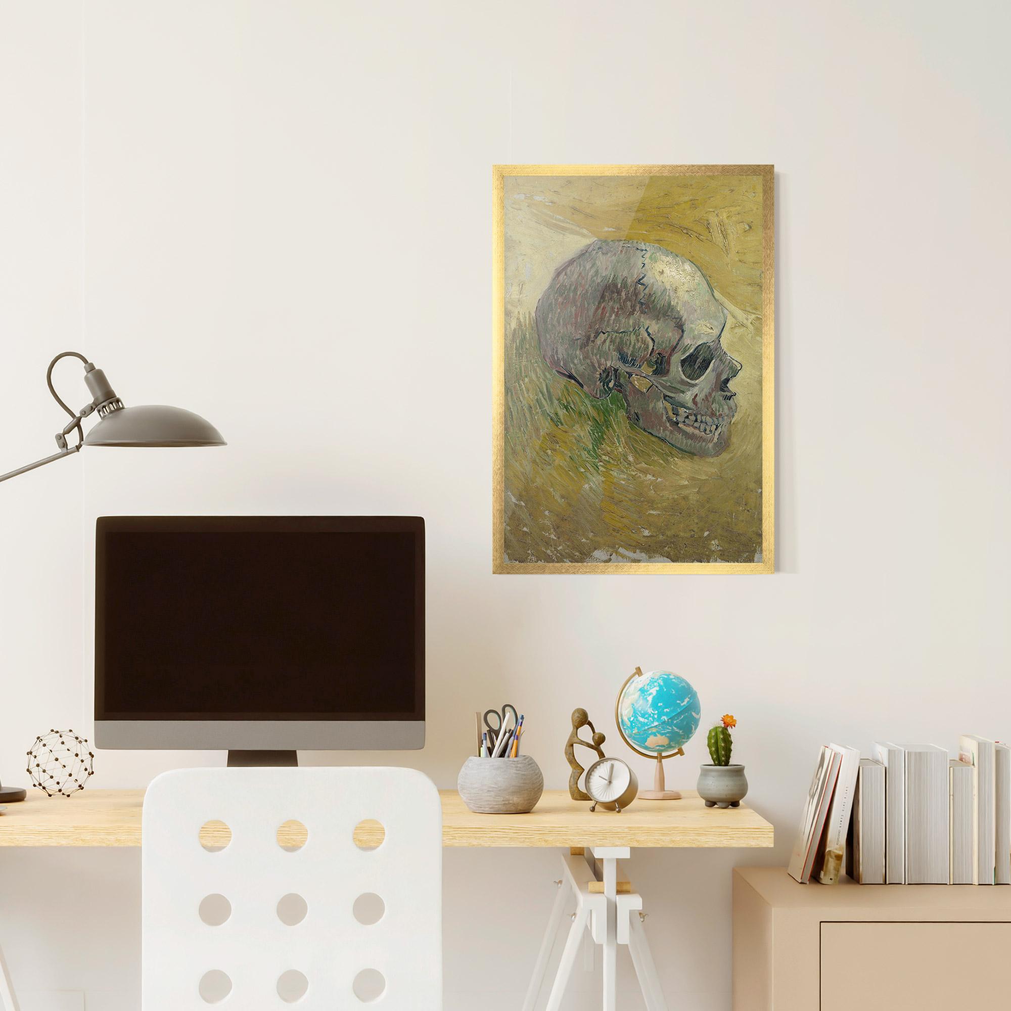 Gerahmte Poster Schedel mockup 6