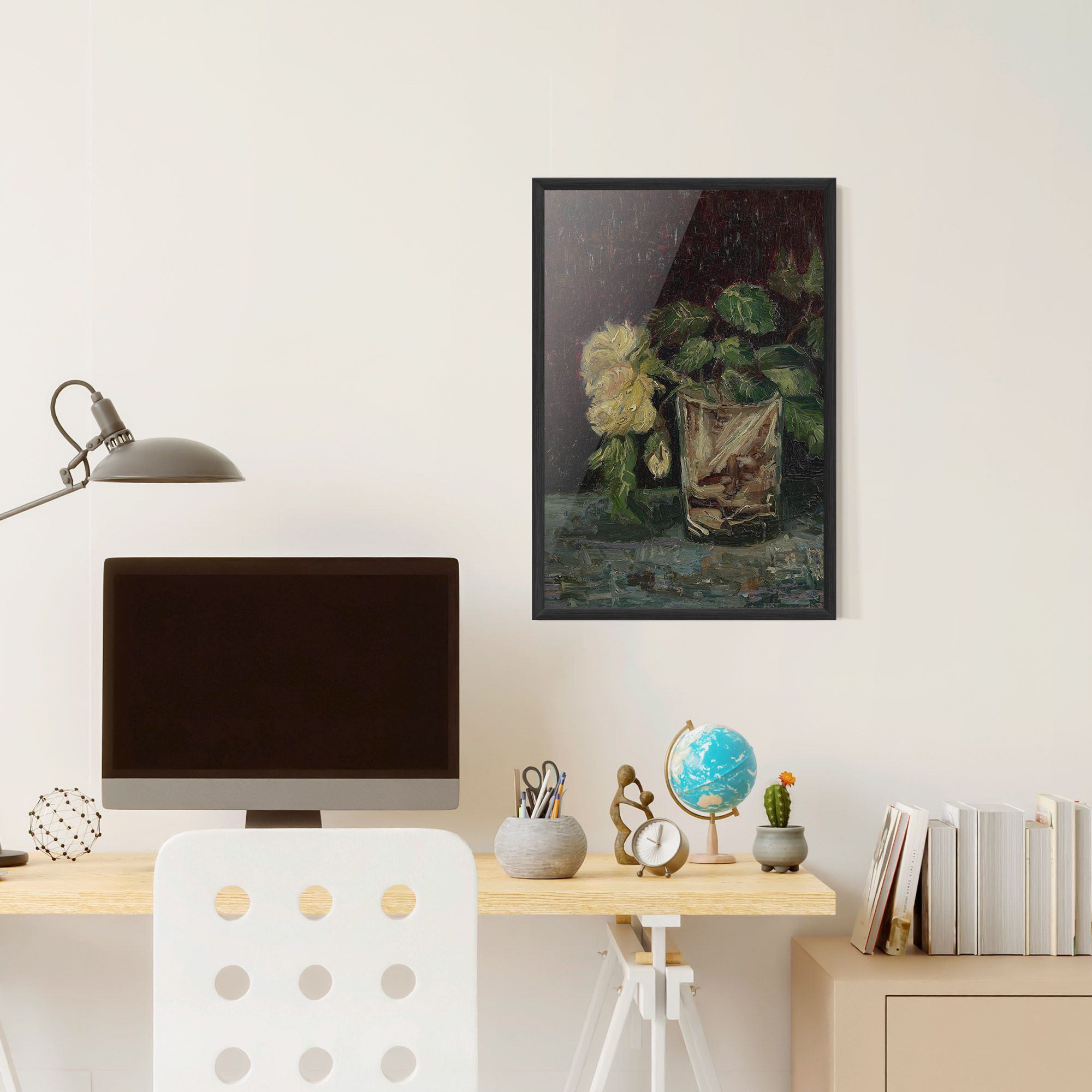 Glas Met Gele Rozen mockup 6