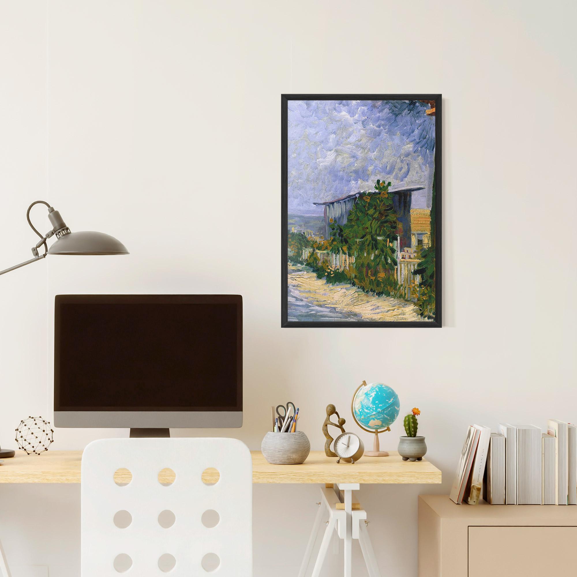 Gerahmte Poster Shelter On Montmartre mockup 6