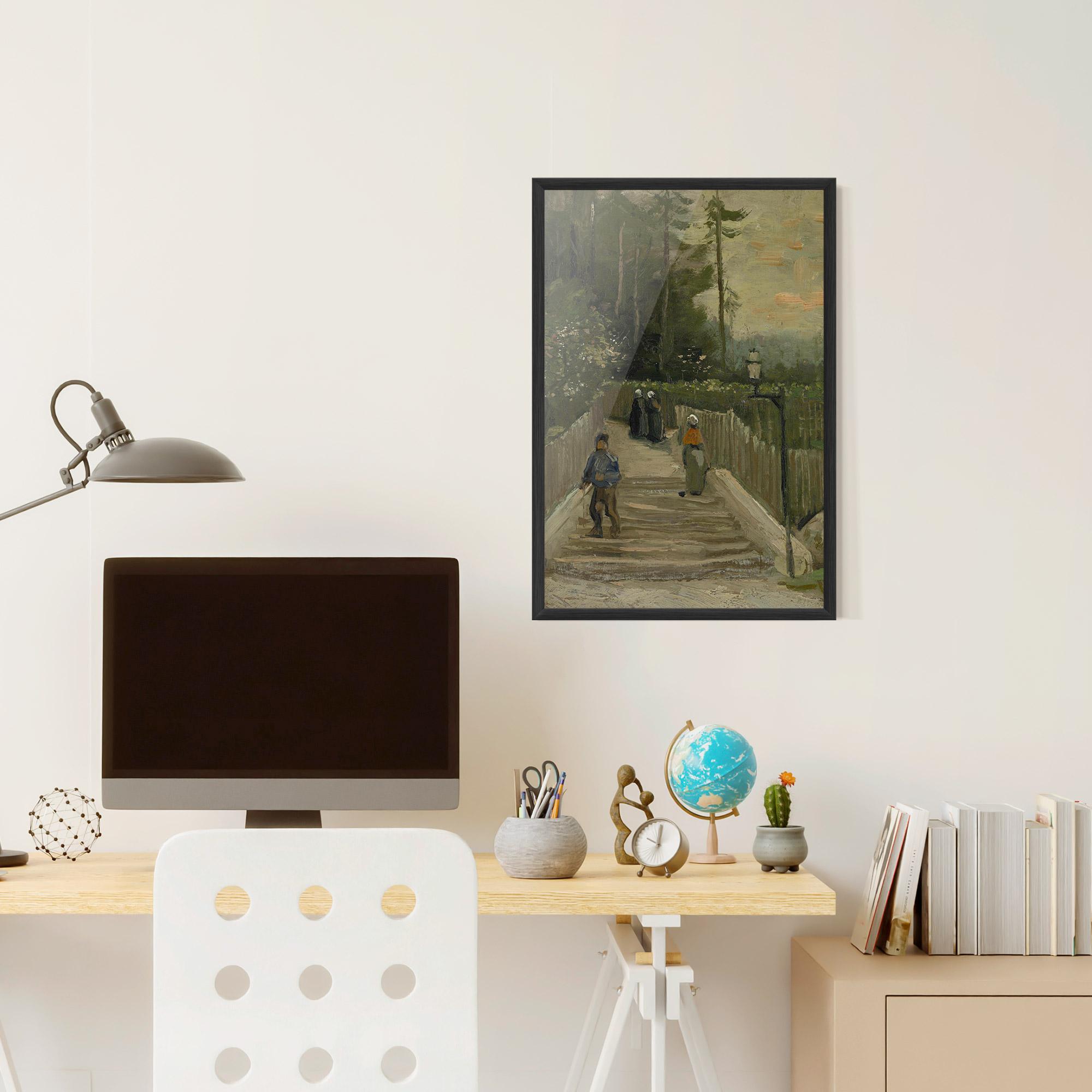 Gerahmte Poster Weg Te Montmartre mockup 6