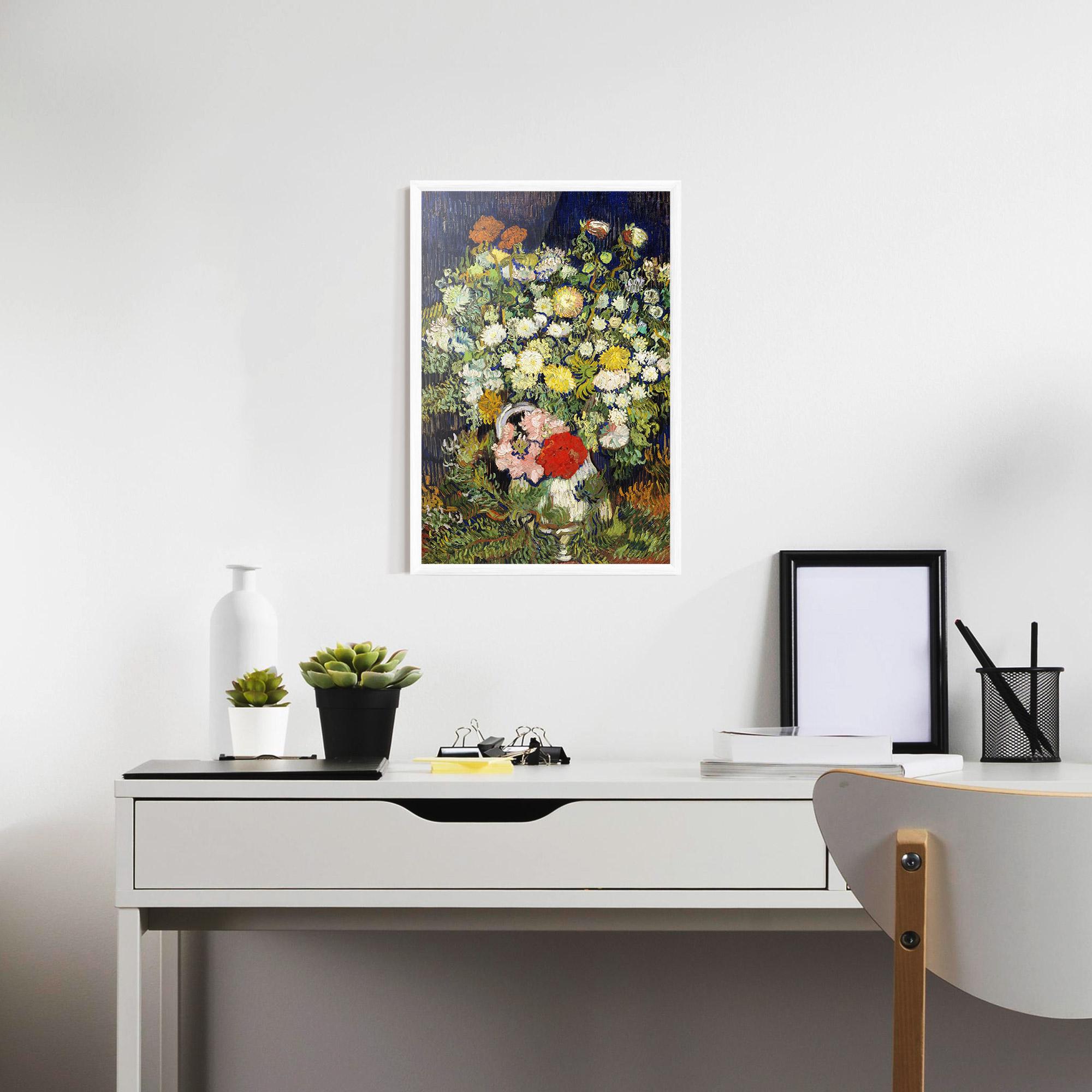 Gerahmte Poster Flowers Van Gogh mockup 7
