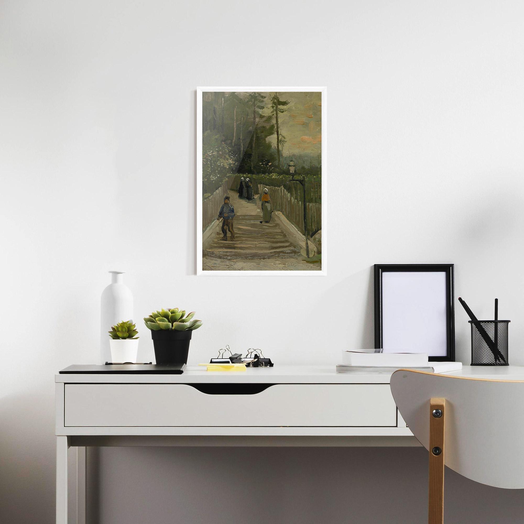 Gerahmte Poster Weg Te Montmartre mockup 7