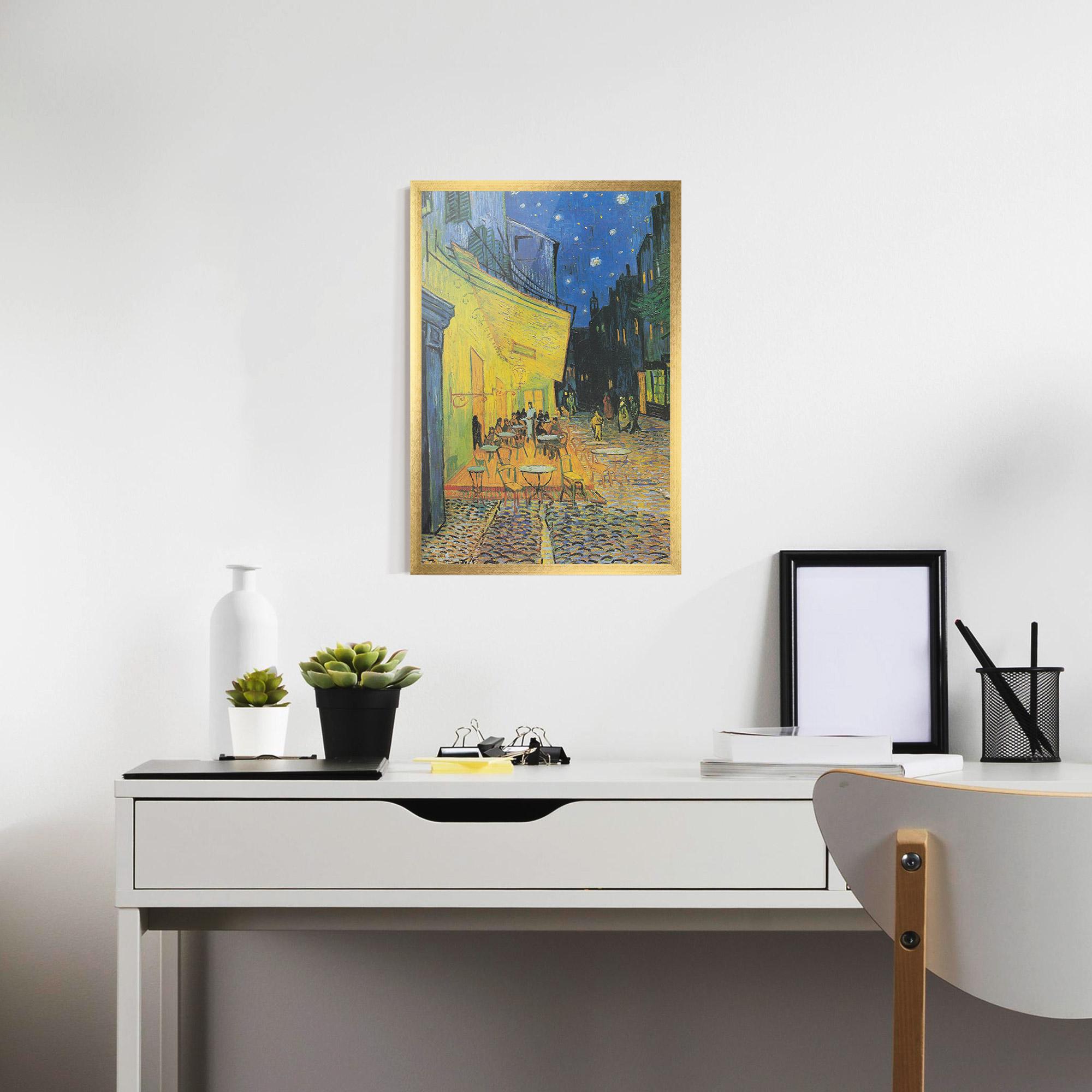 Gerahmte Poster Cafe Terrace At Night mockup 7