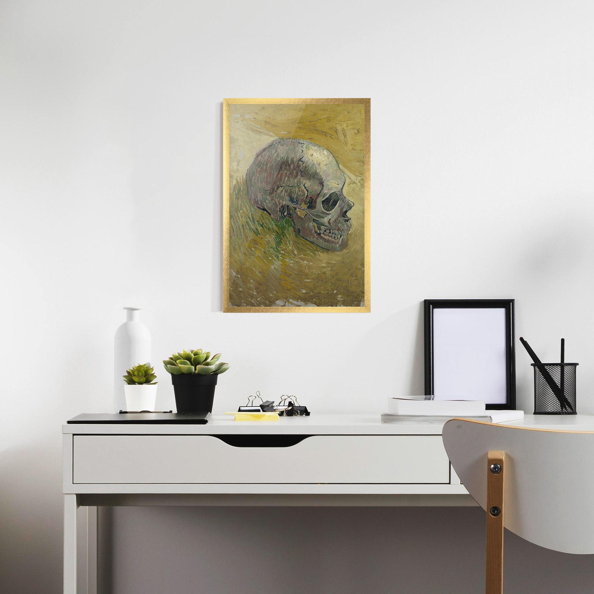 Gerahmte Poster Schedel mockup 7