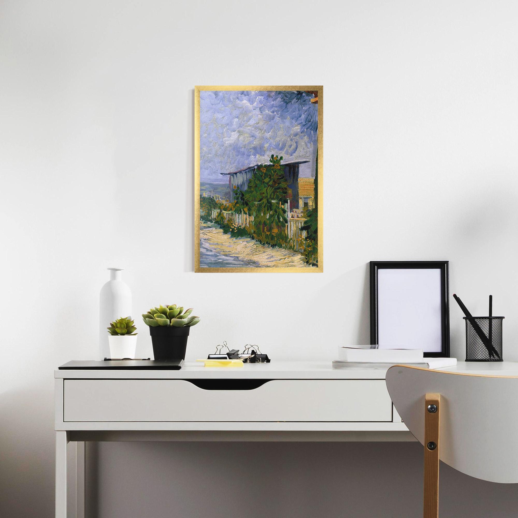 Gerahmte Poster Shelter On Montmartre mockup 7