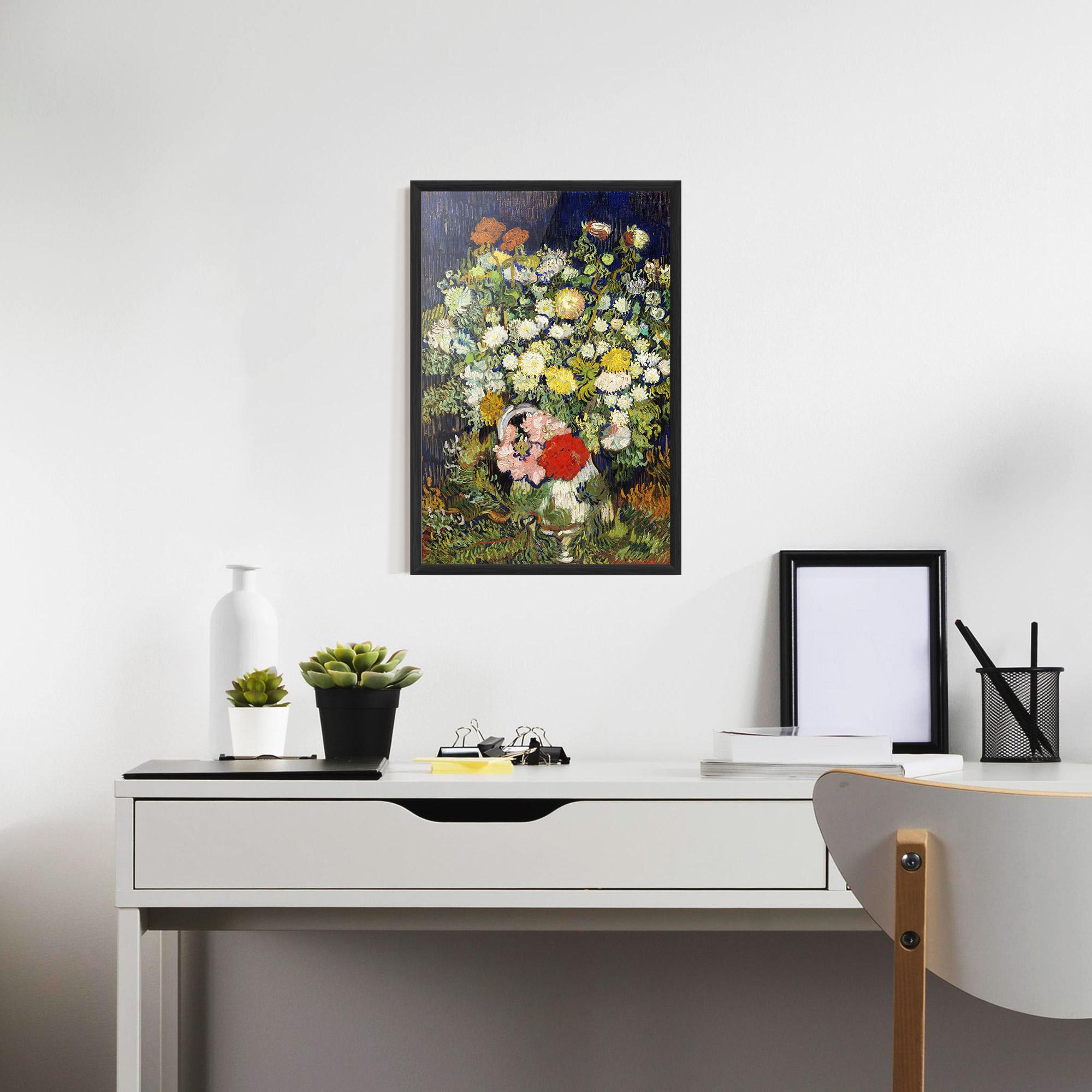 Gerahmte Poster Flowers Van Gogh mockup 7