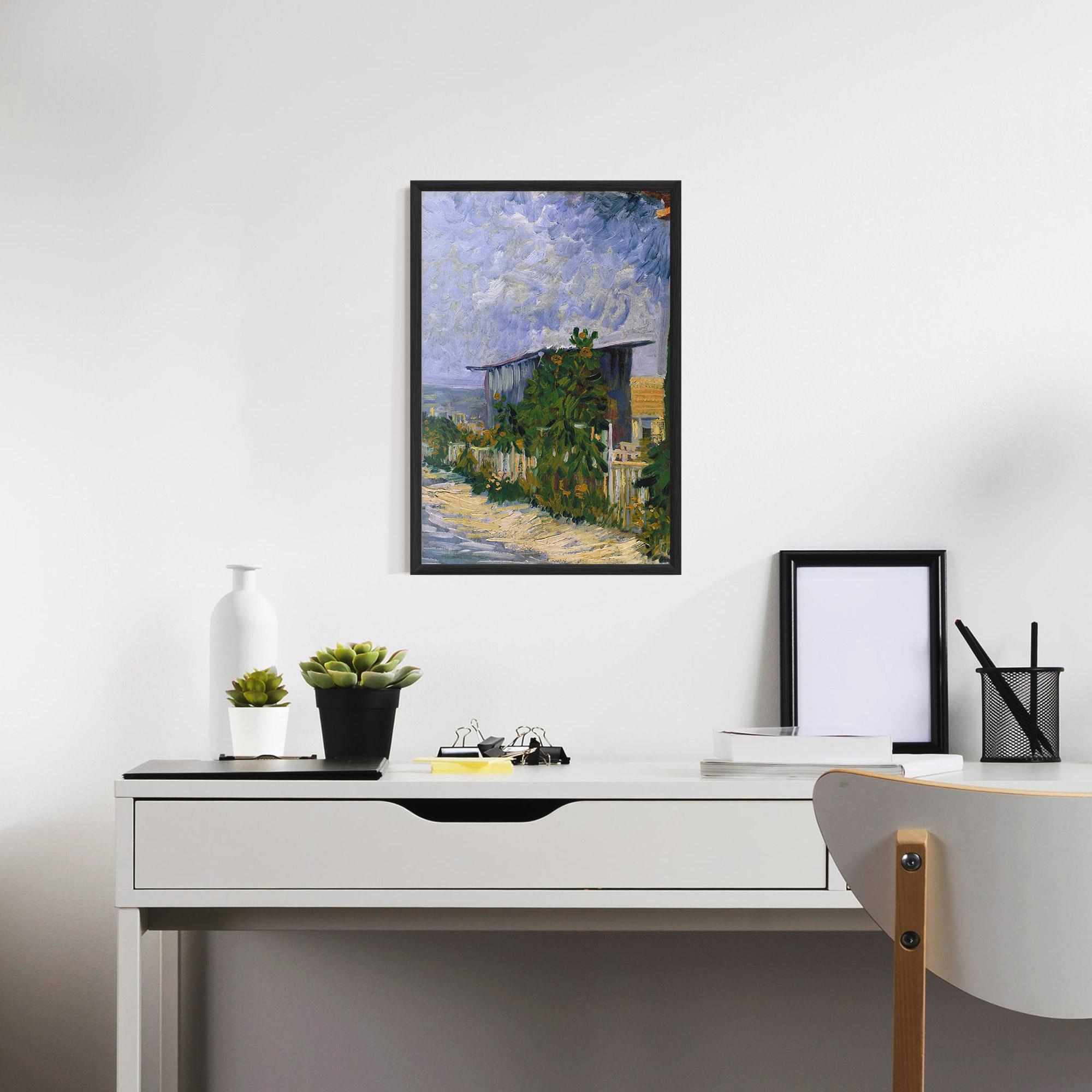 Gerahmte Poster Shelter On Montmartre mockup 7