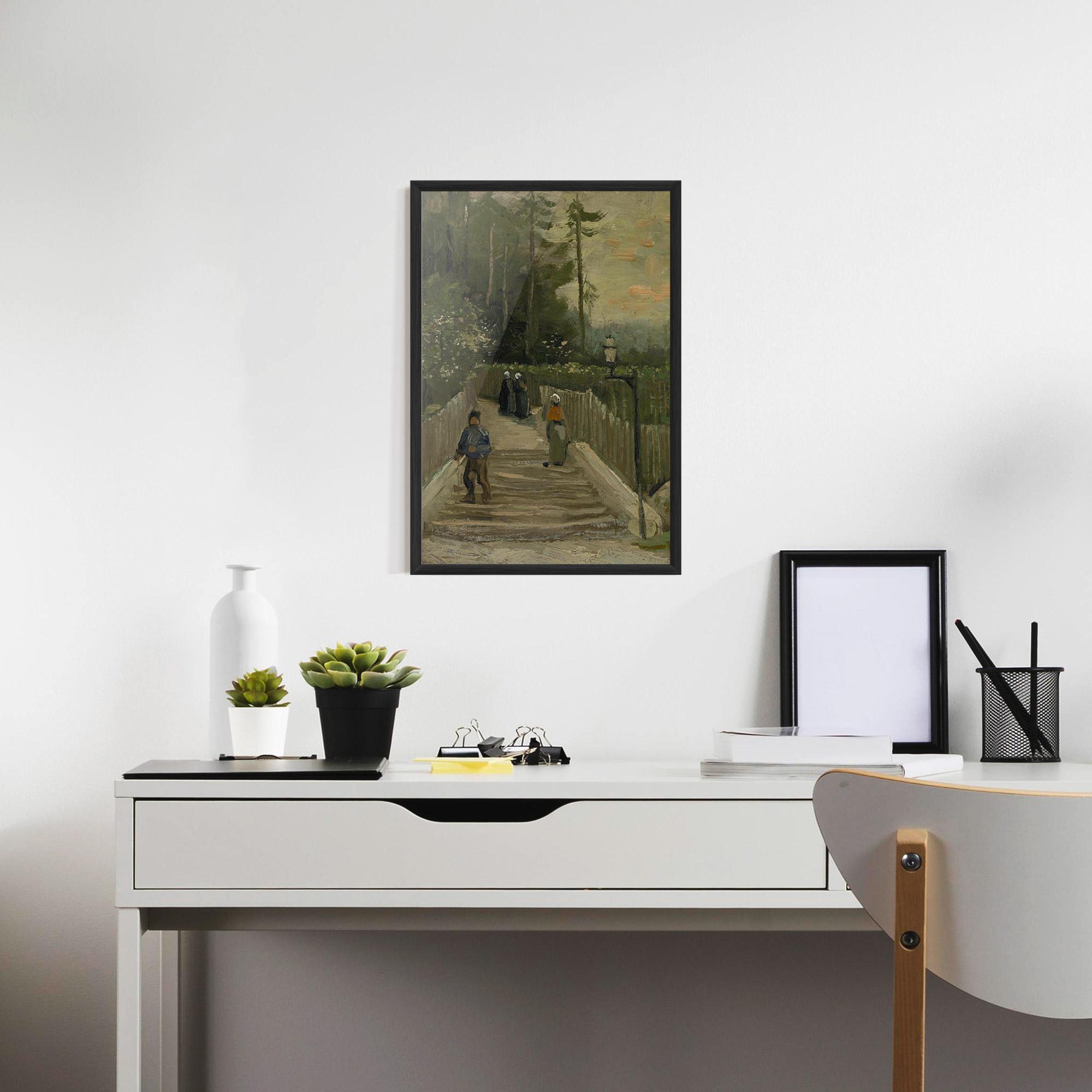 Gerahmte Poster Weg Te Montmartre mockup 7