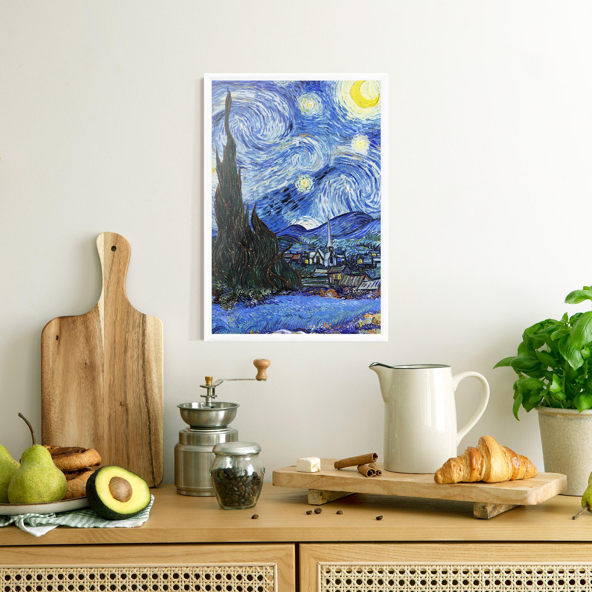 Gerahmte Poster Starry Night Art mockup 8