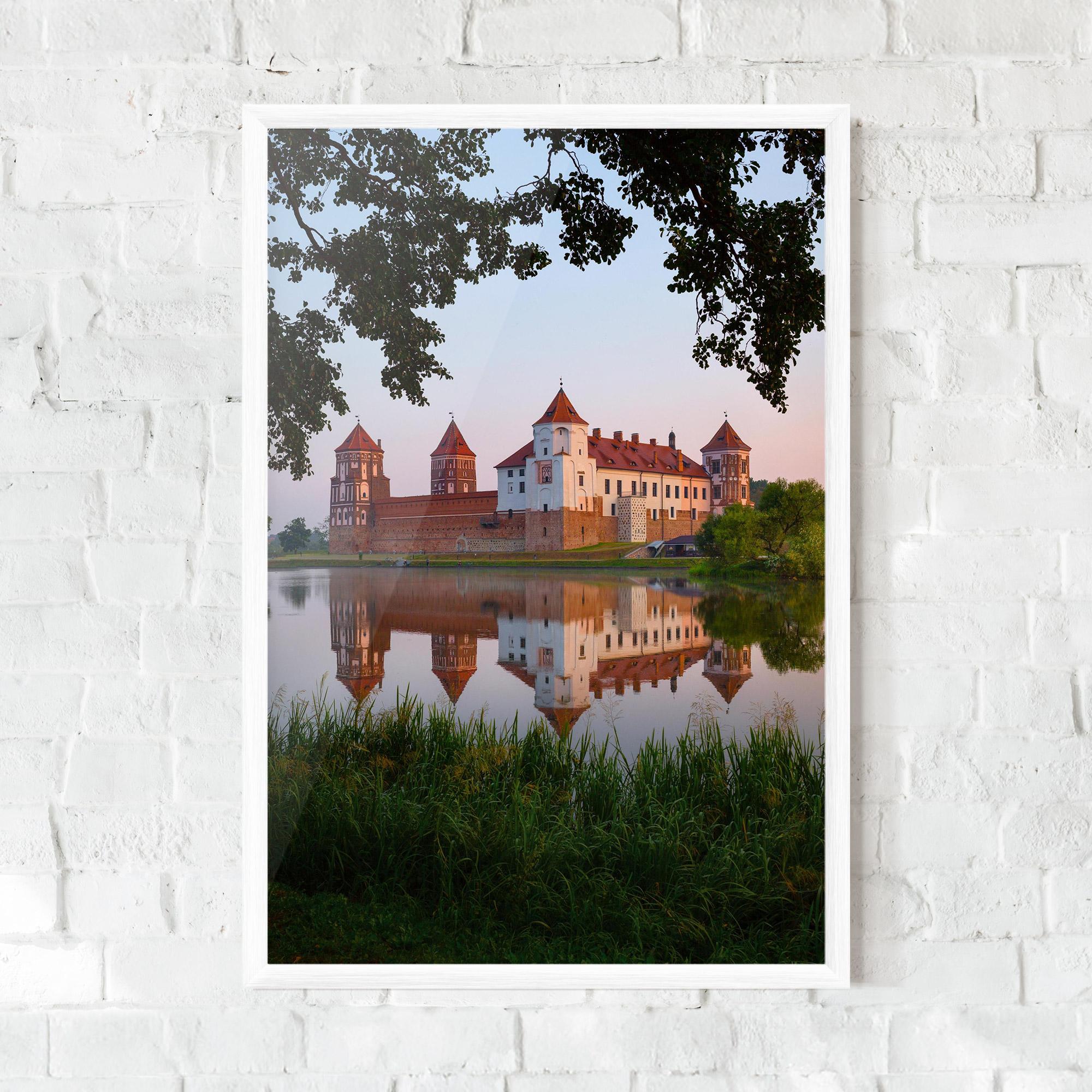 Gerahmte Poster Ancient Castle Morning mockup 0