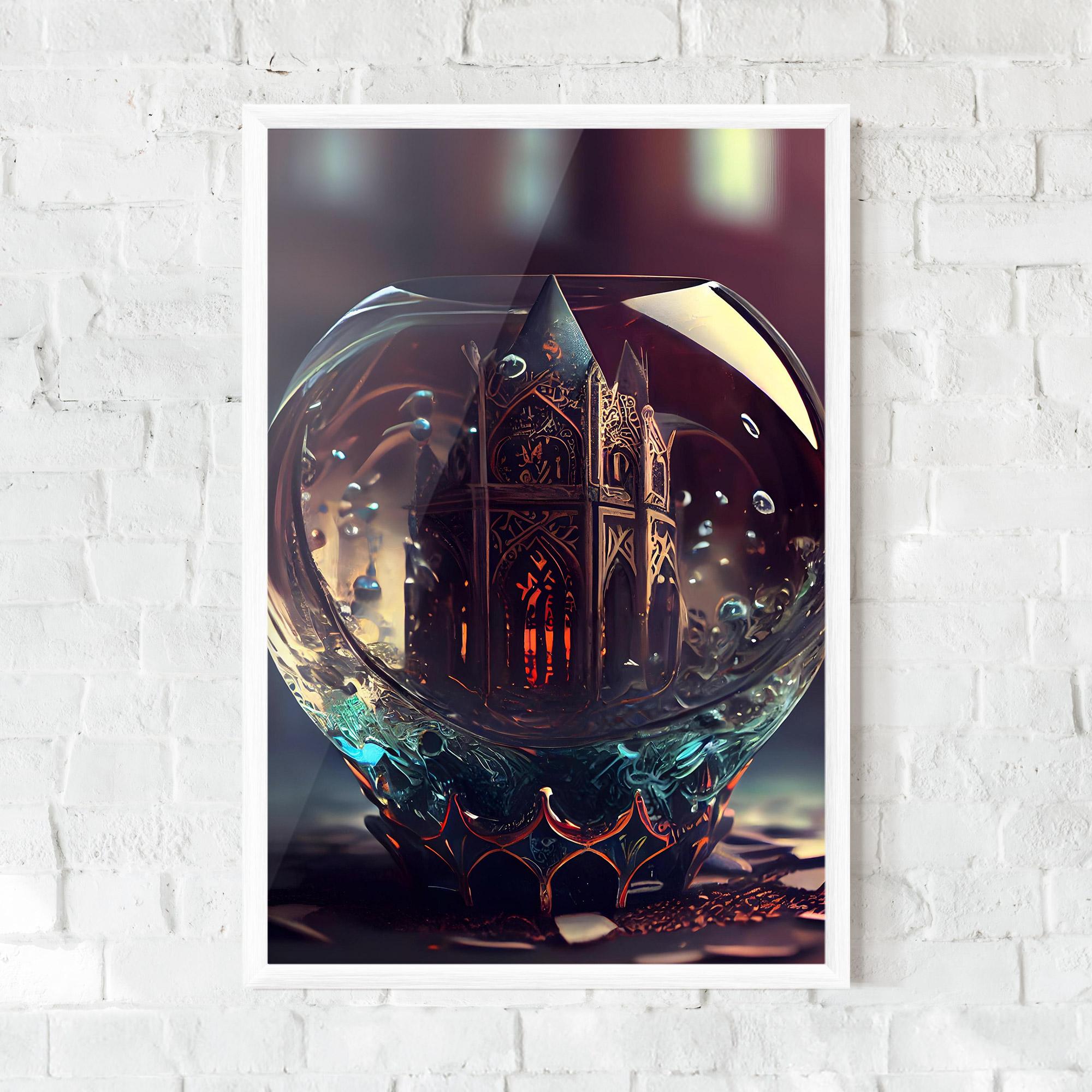 Gerahmte Poster Church Ball mockup 0