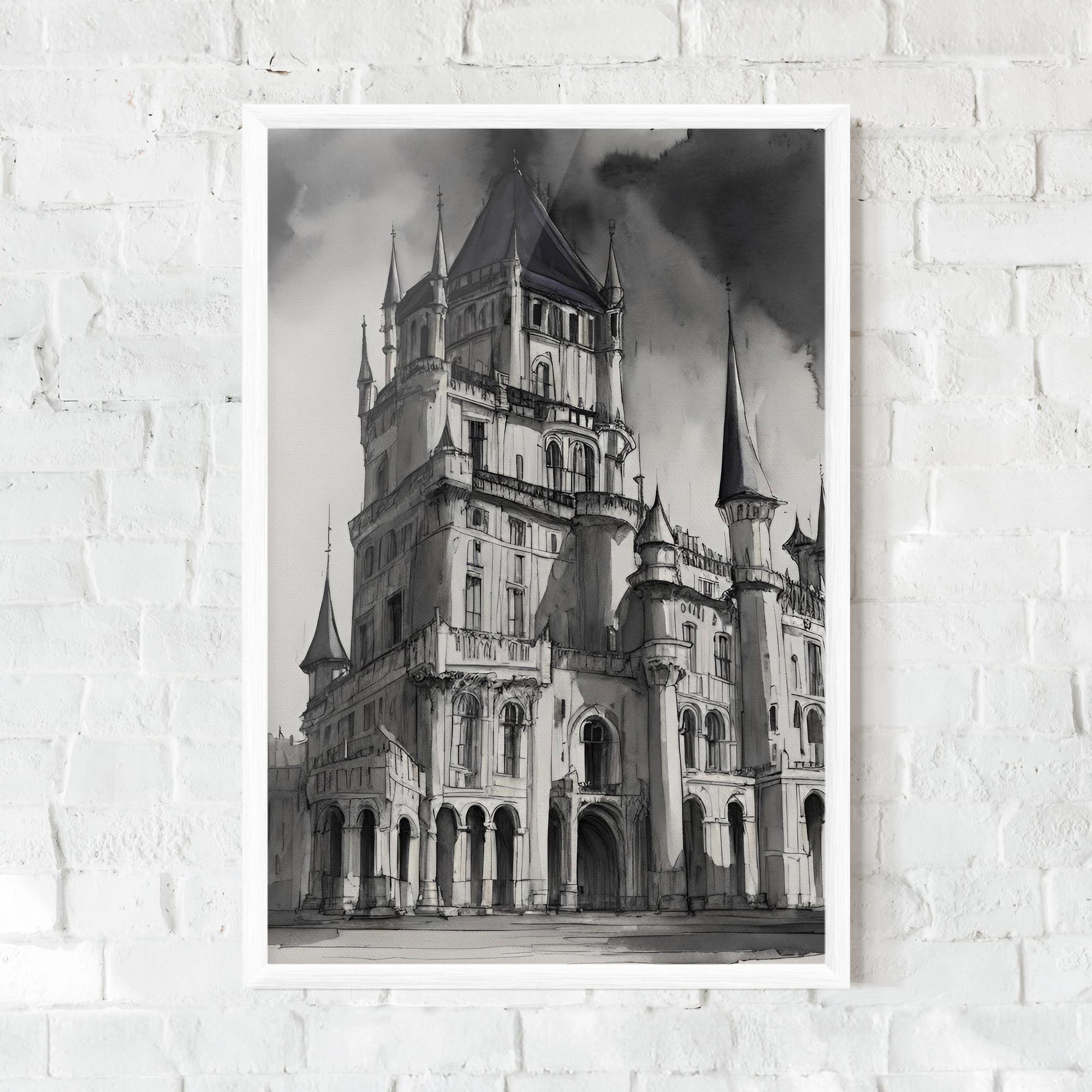 Gerahmte Poster Palace Versailles mockup 0