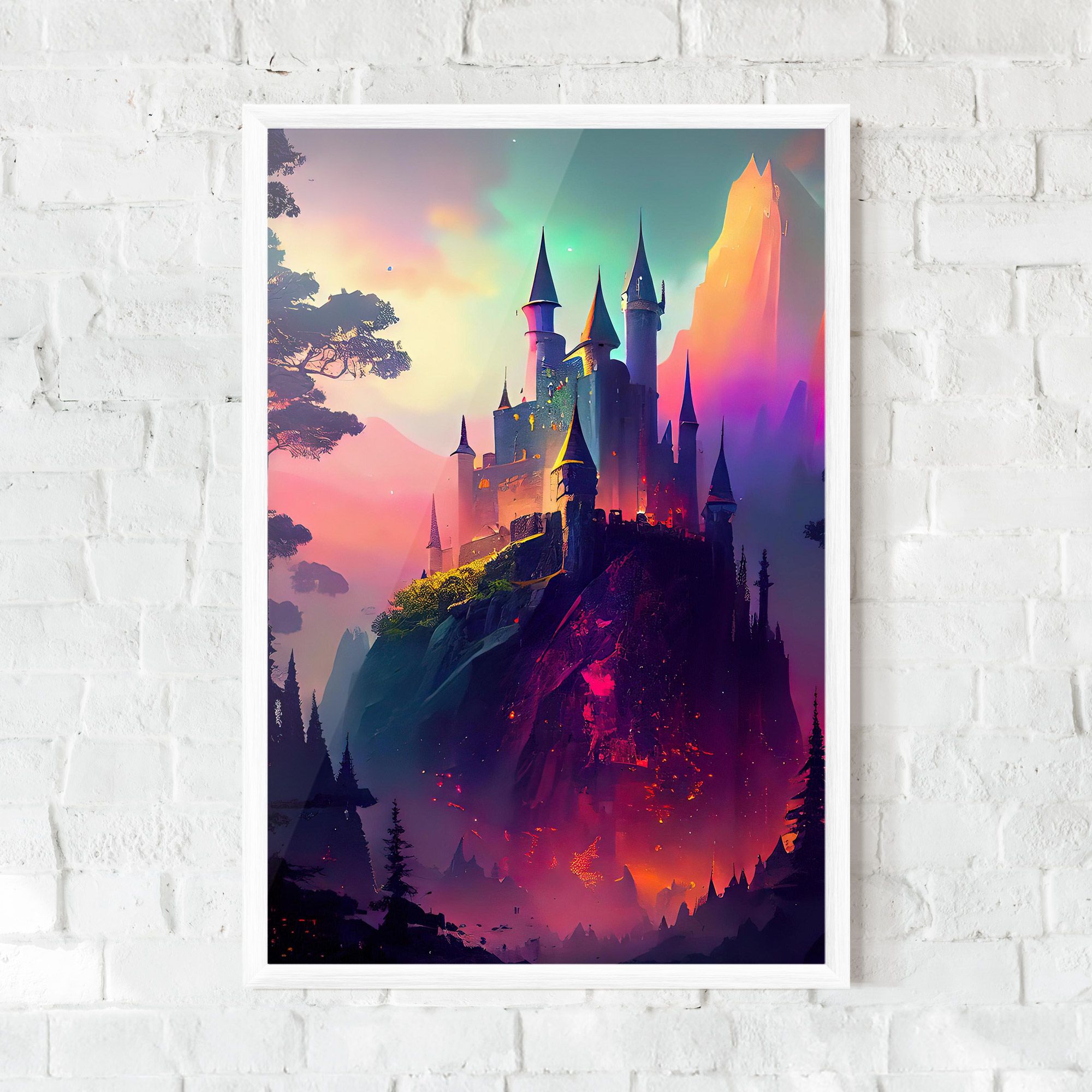 Purple Orange Castle mockup 0