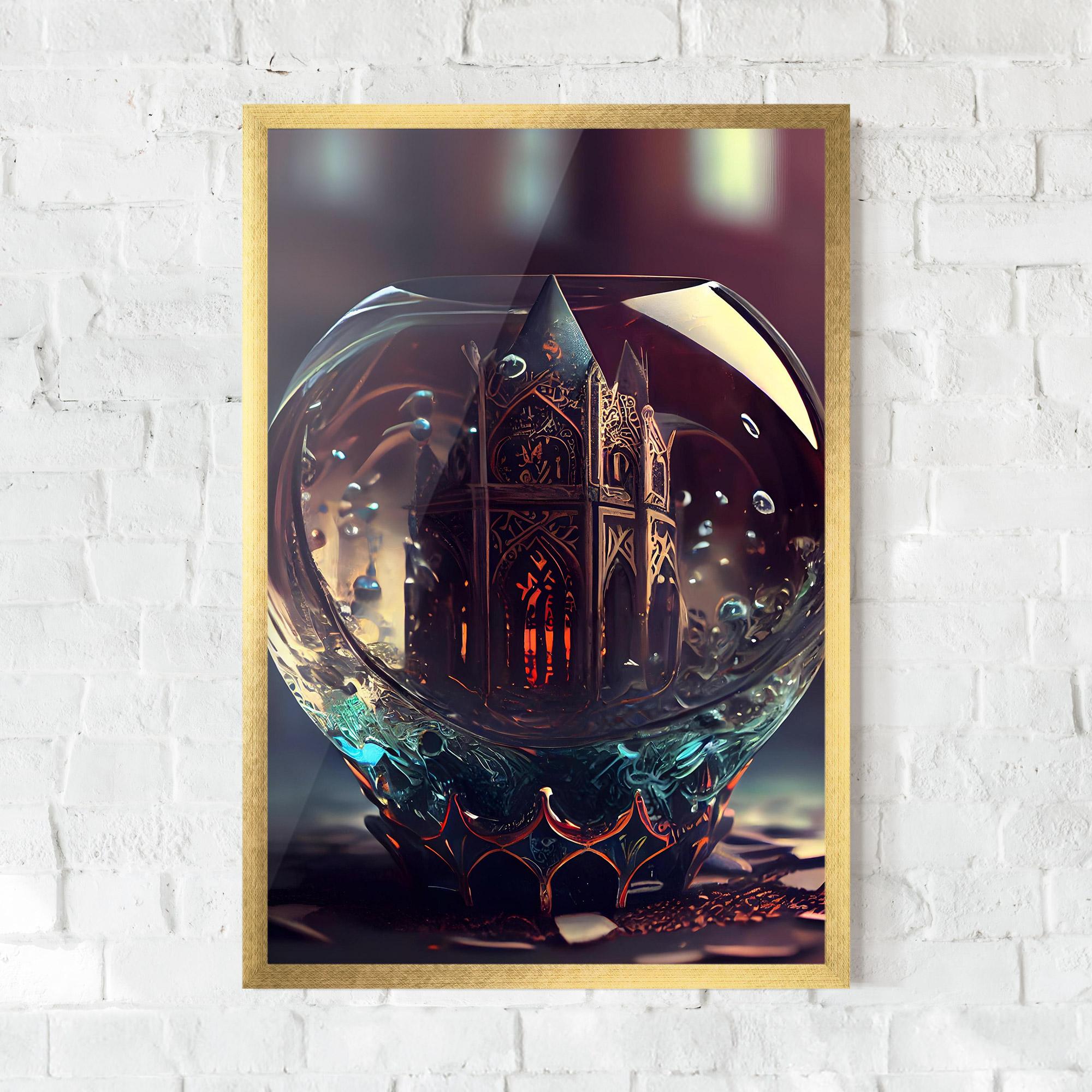 Gerahmte Poster Church Ball mockup 0