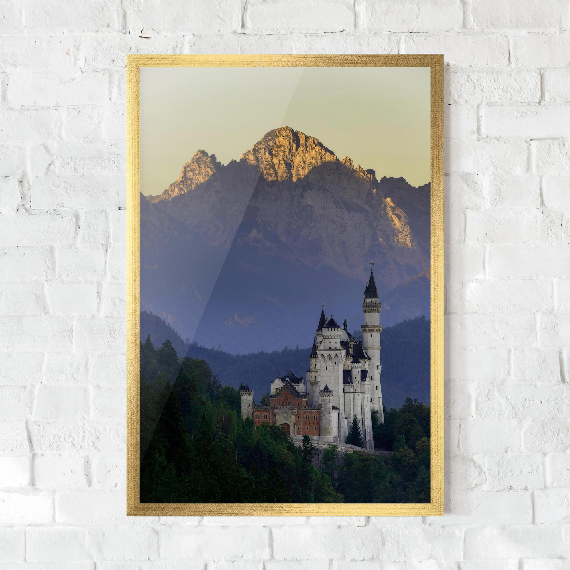 Gerahmte Poster Neuschwanstein Castle mockup 0