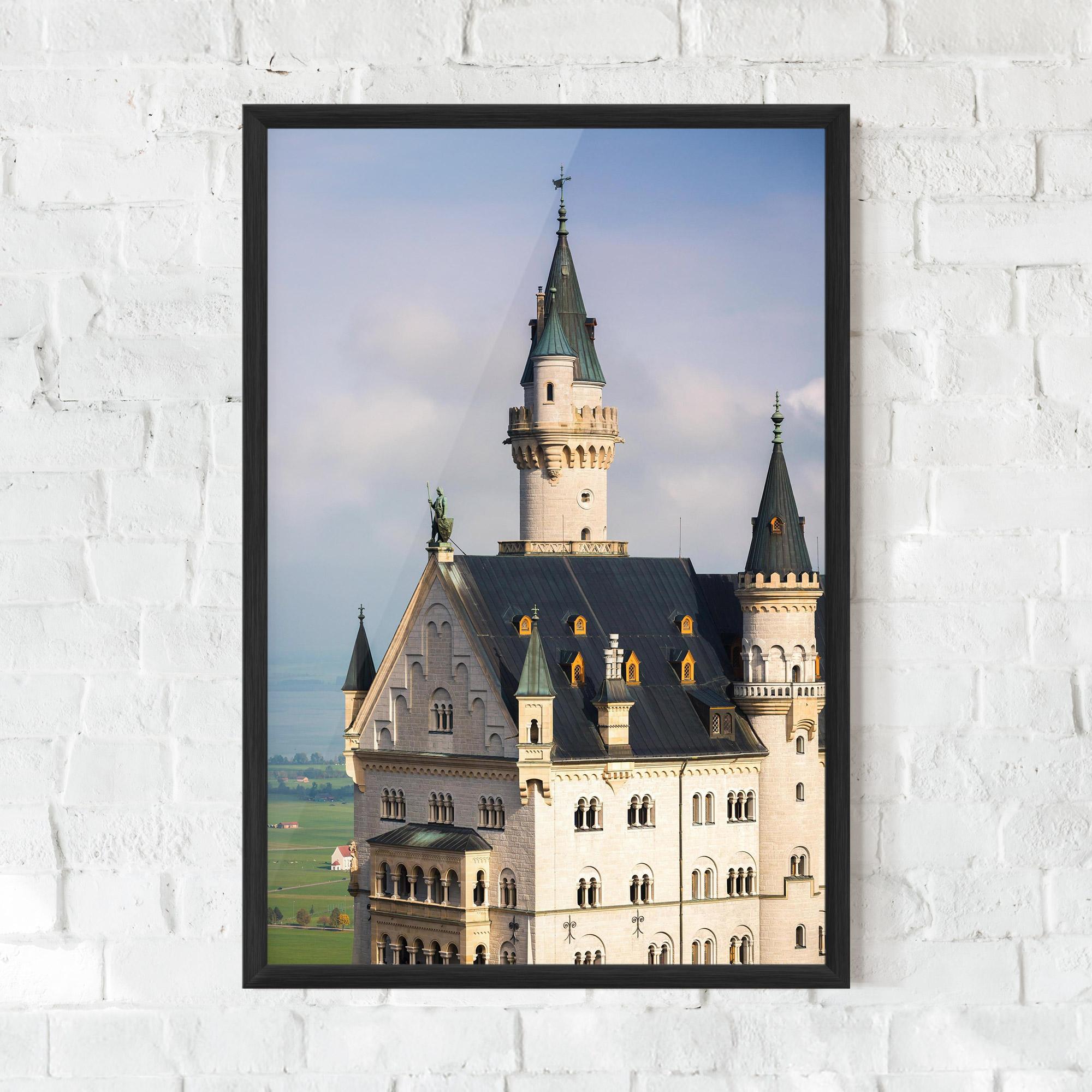 Gerahmte Poster Neuschwanstein Castle View mockup 0