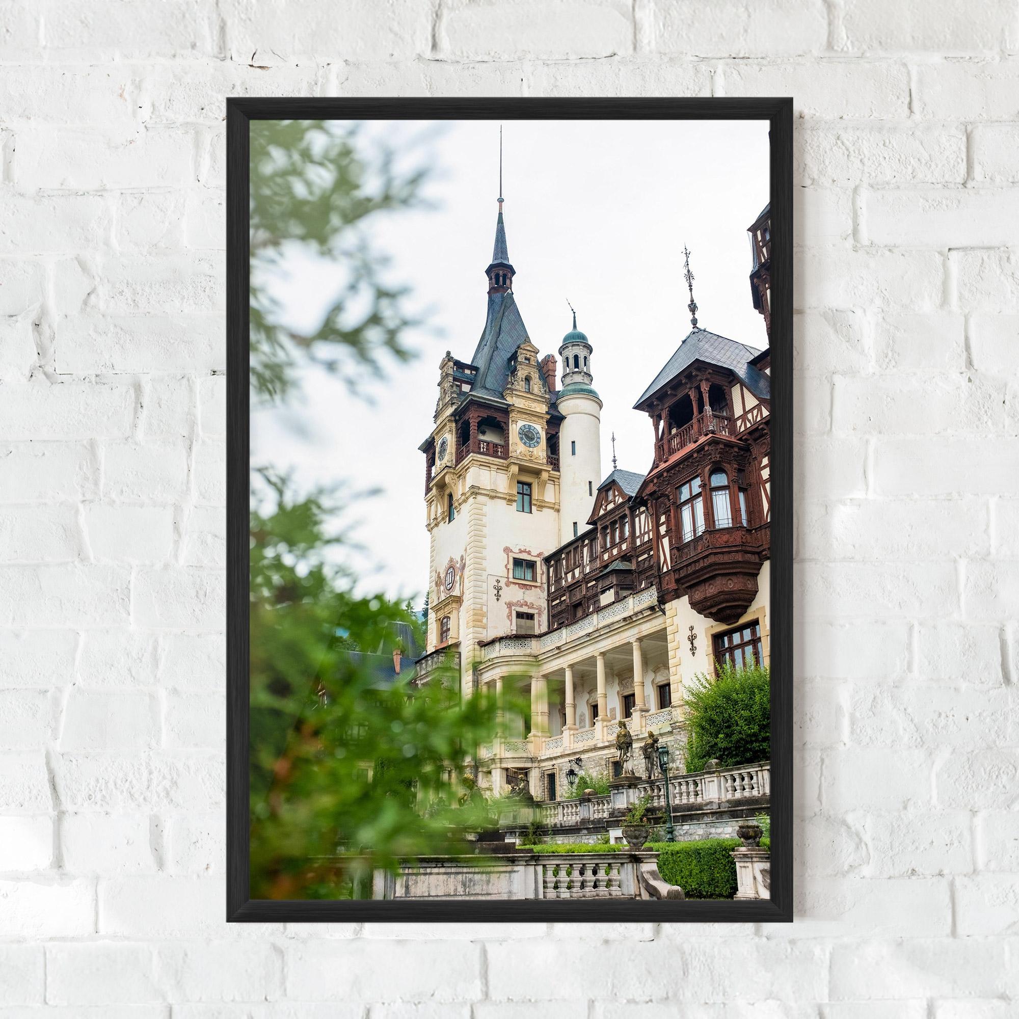 Gerahmte Poster Peles Castle Romania mockup 0