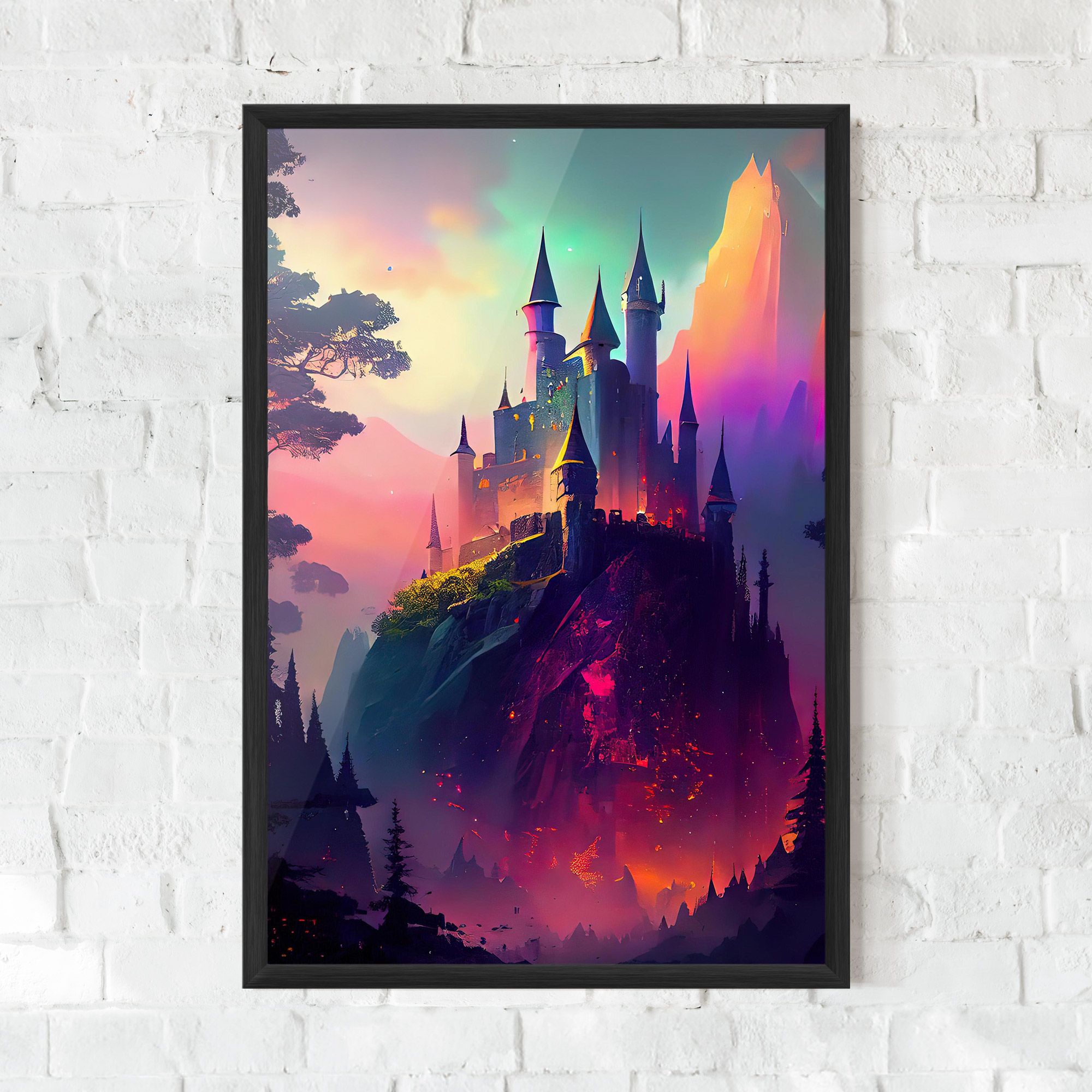 Purple Orange Castle mockup 0