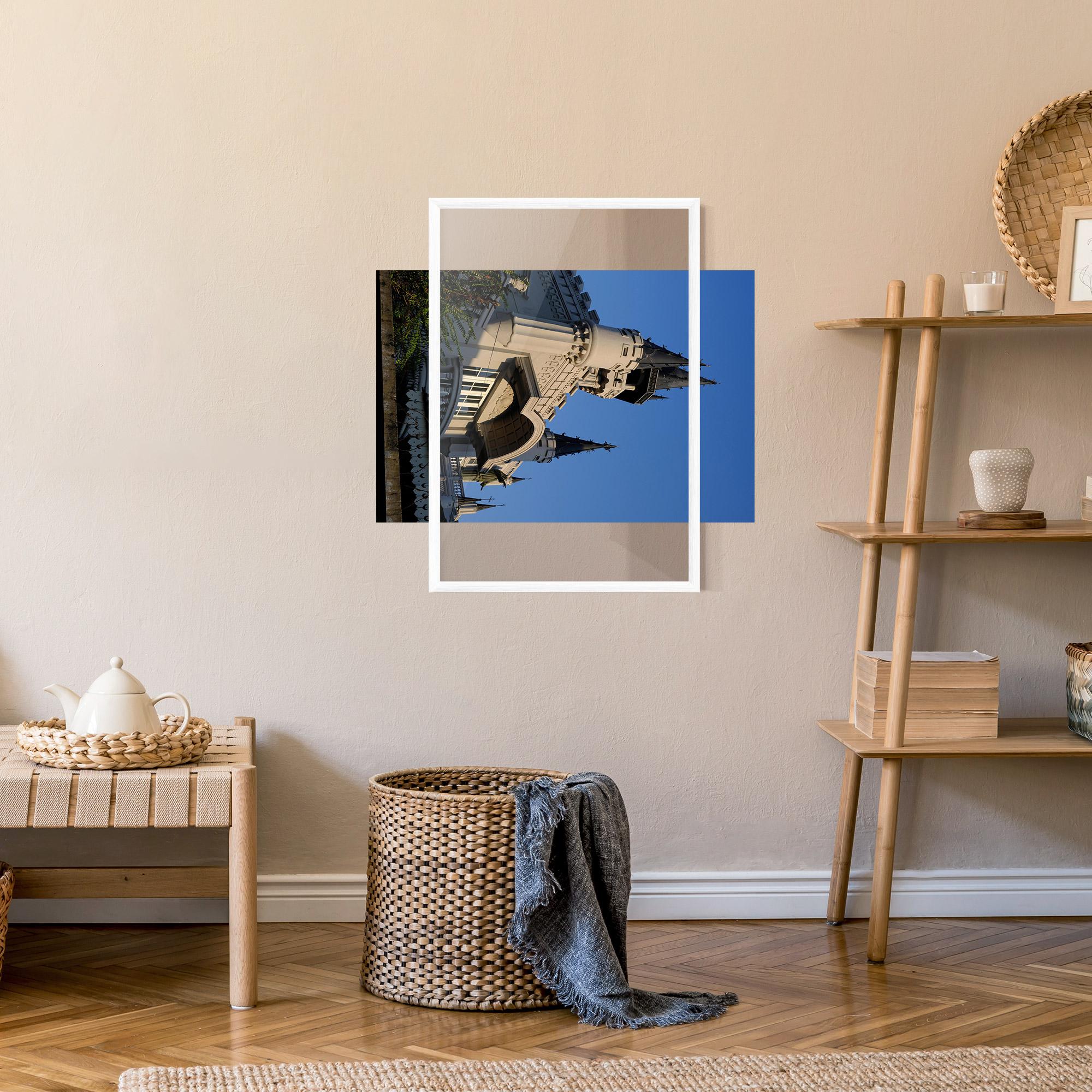 Gerahmte Poster Castle Blue mockup 9