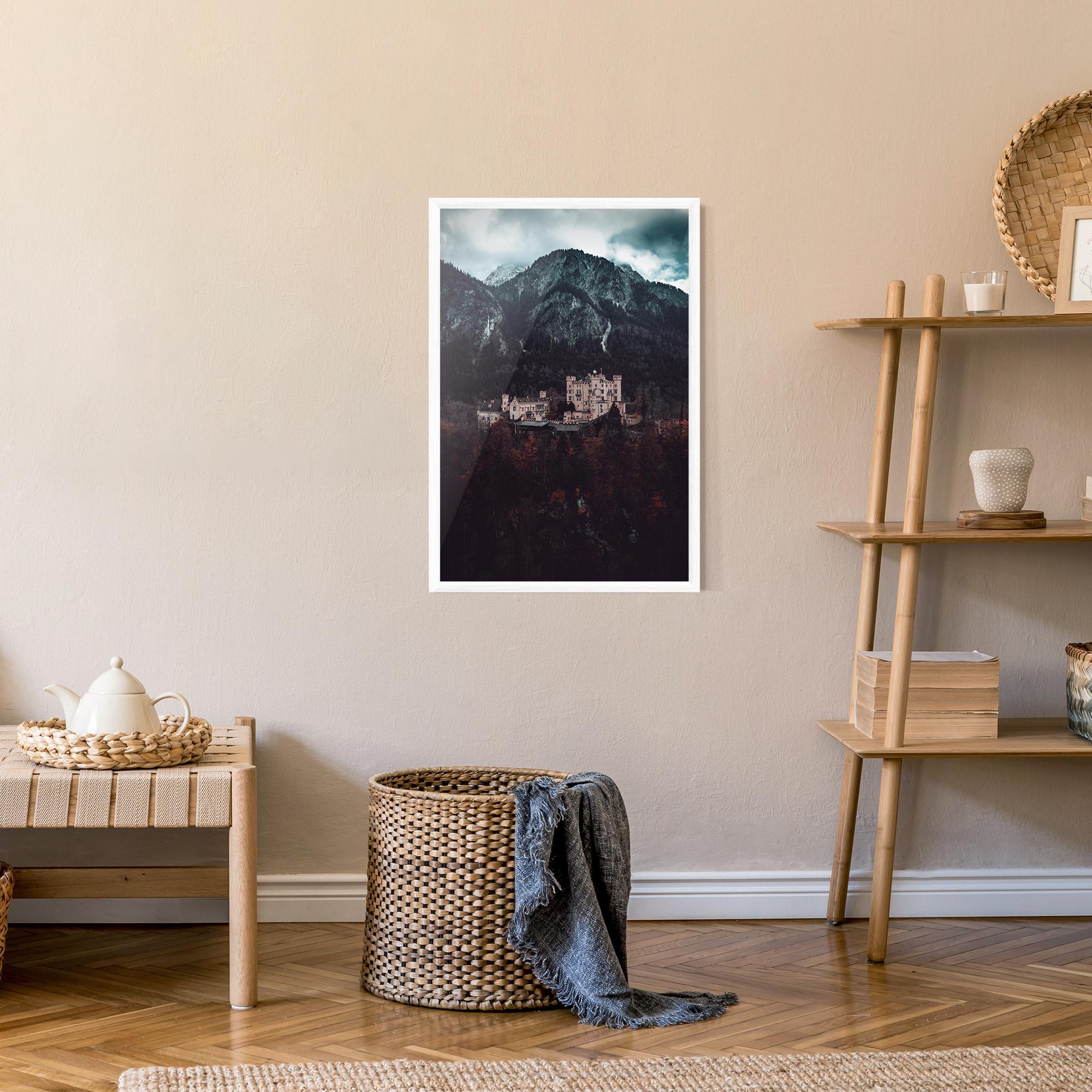 Gerahmte Poster Forest Castle mockup 9